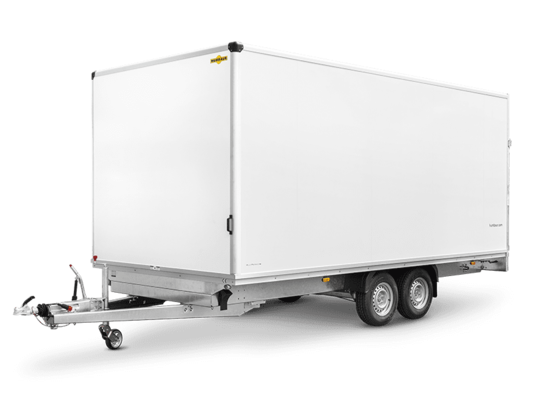 Humbaur HK 305221 - 20 PF30 gesloten aanhanger - 3000 kg bruto laadvermogen - 518x203x185,5 cm laadoppervlak - geremd