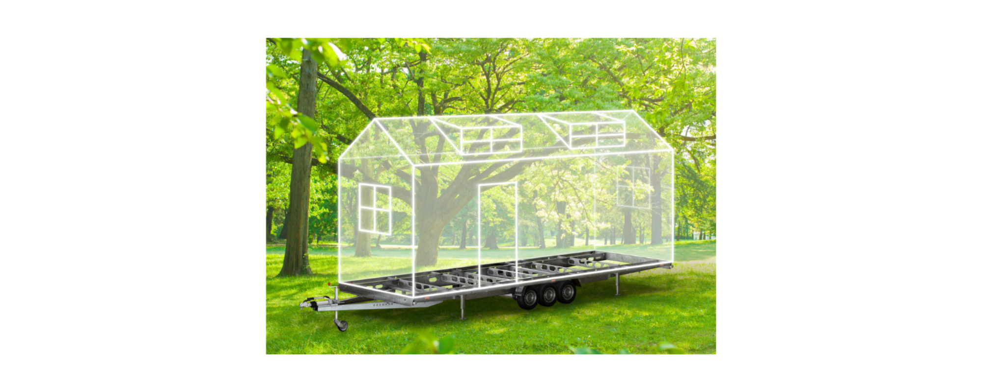 Chassis voor Tiny House