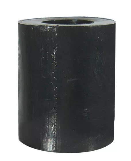 Zwarte afstandsbus 20x25x12,8 mm - PE materiaal