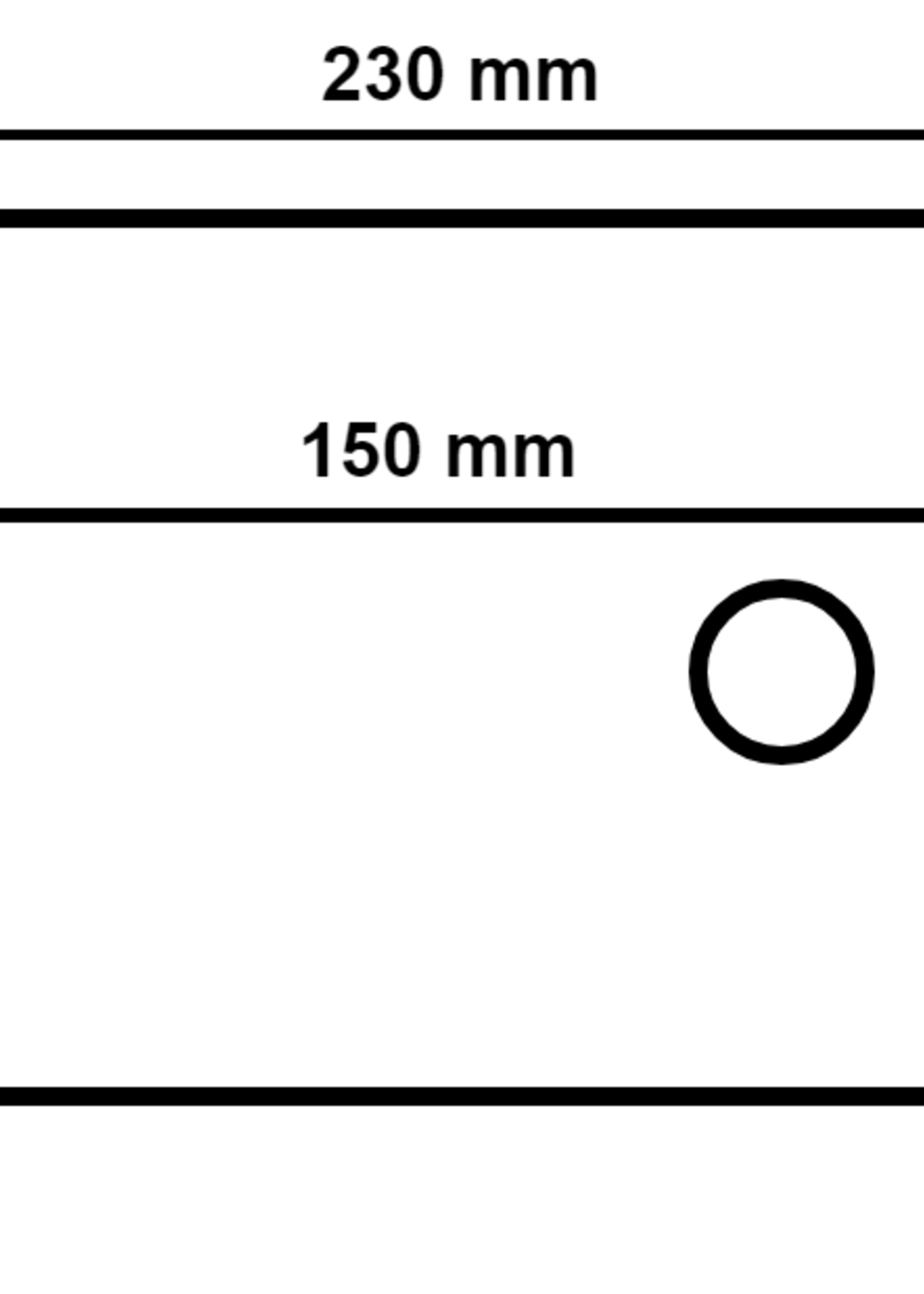 Cantonal Glotrac LED achterlicht links - 230x105x40 mm - inclusief mistlamp en reflector