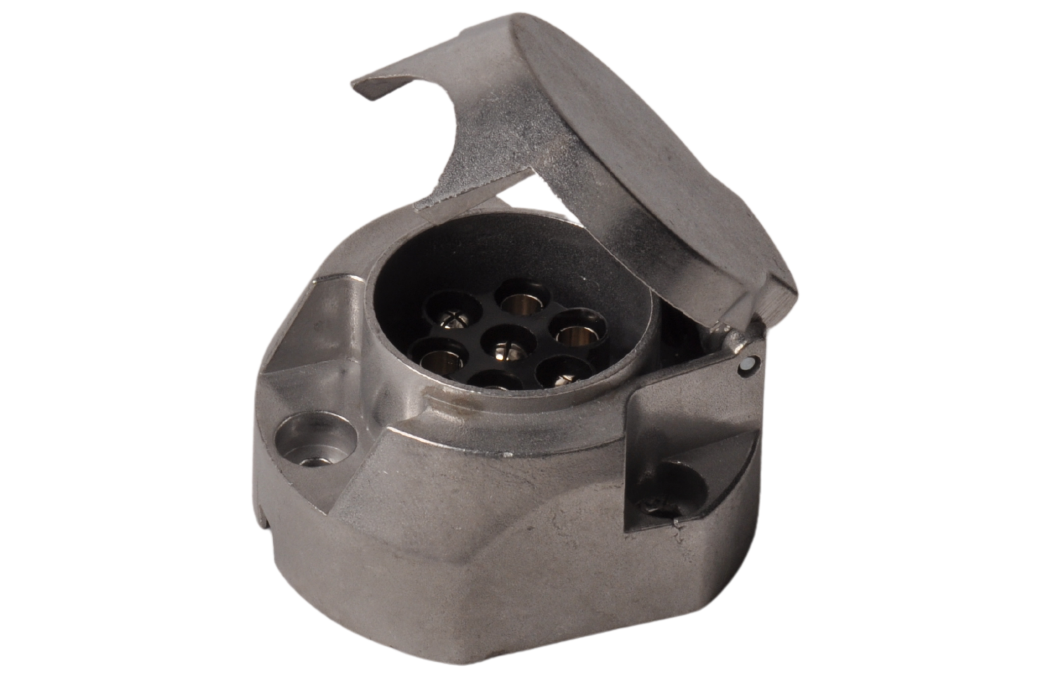 Premium aluminium stekkerdoos 7 polig inclusief mistlampafschakeling