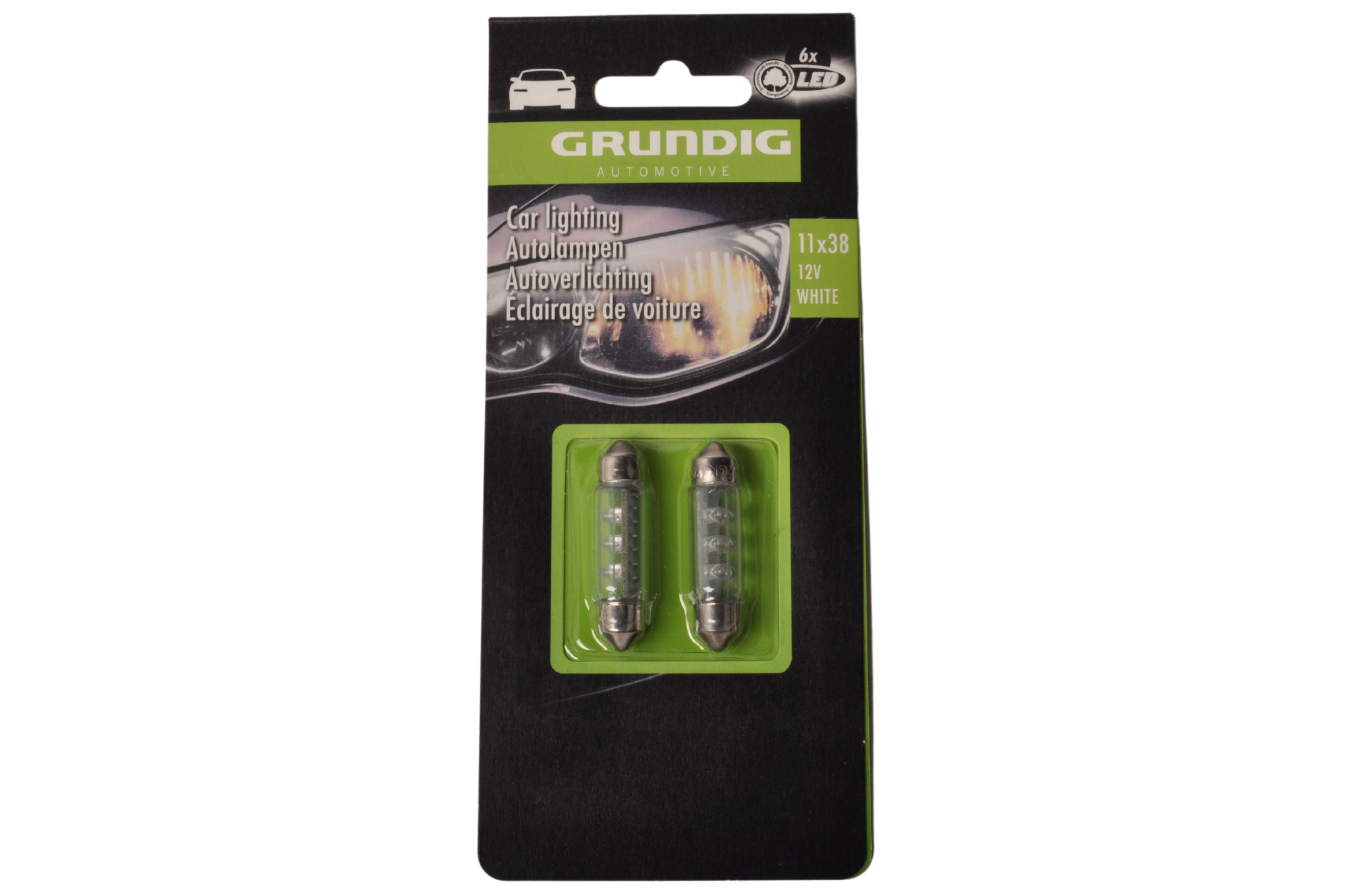 Buislampjes LED in set van twee stuks 12V Super helder licht.