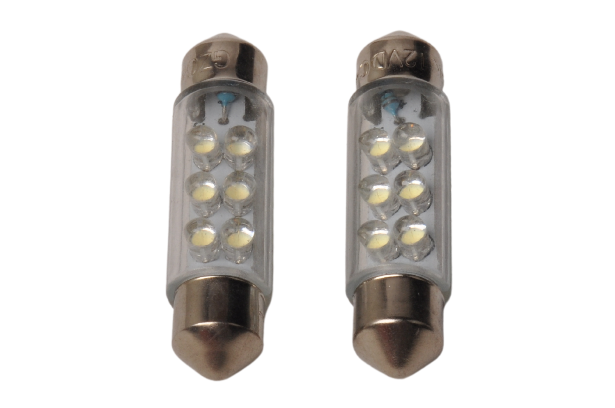 Buislampjes LED in set van twee stuks 12V Super helder licht.