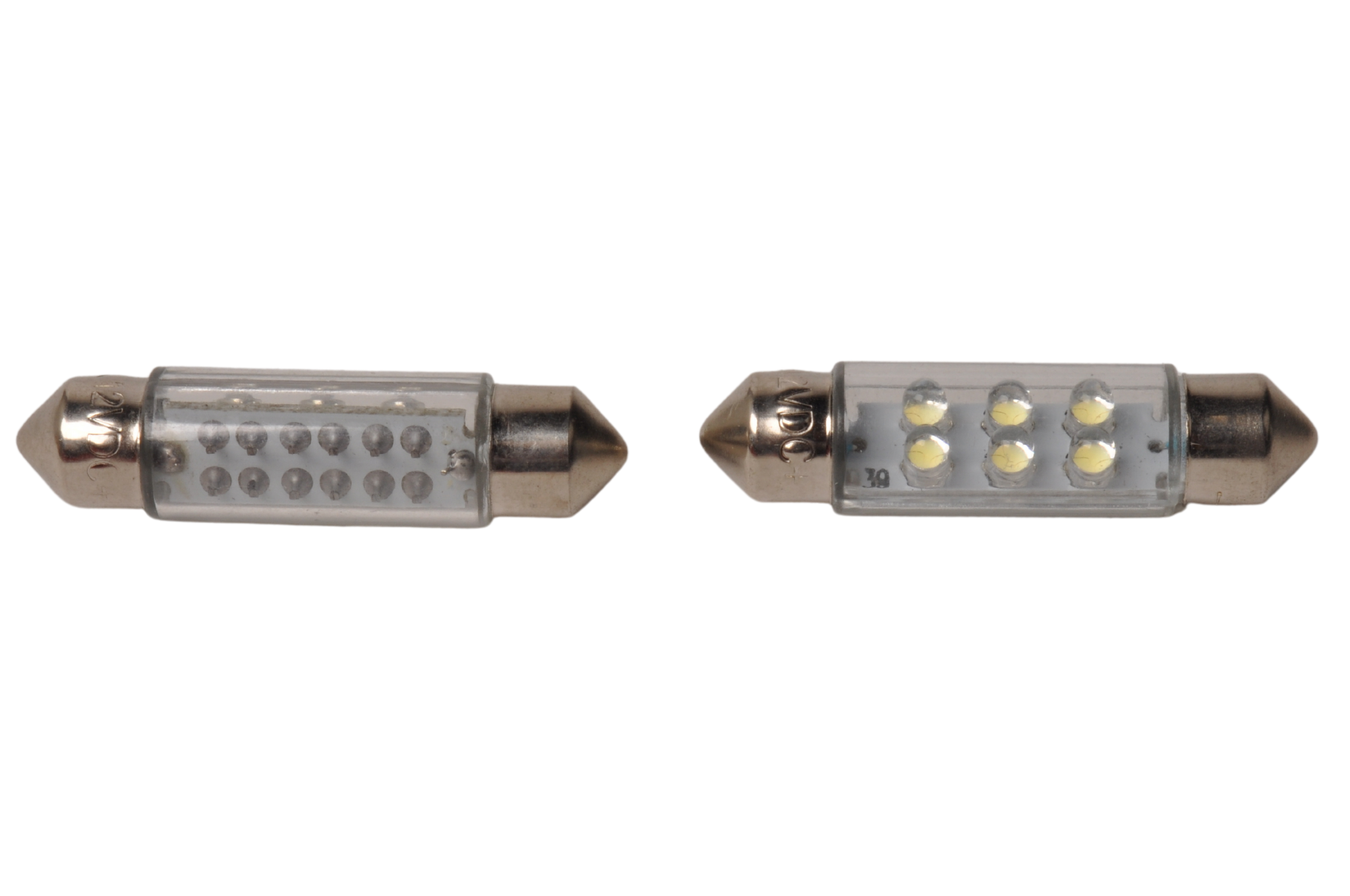 Buislampjes LED in set van twee stuks 12V Super helder licht.