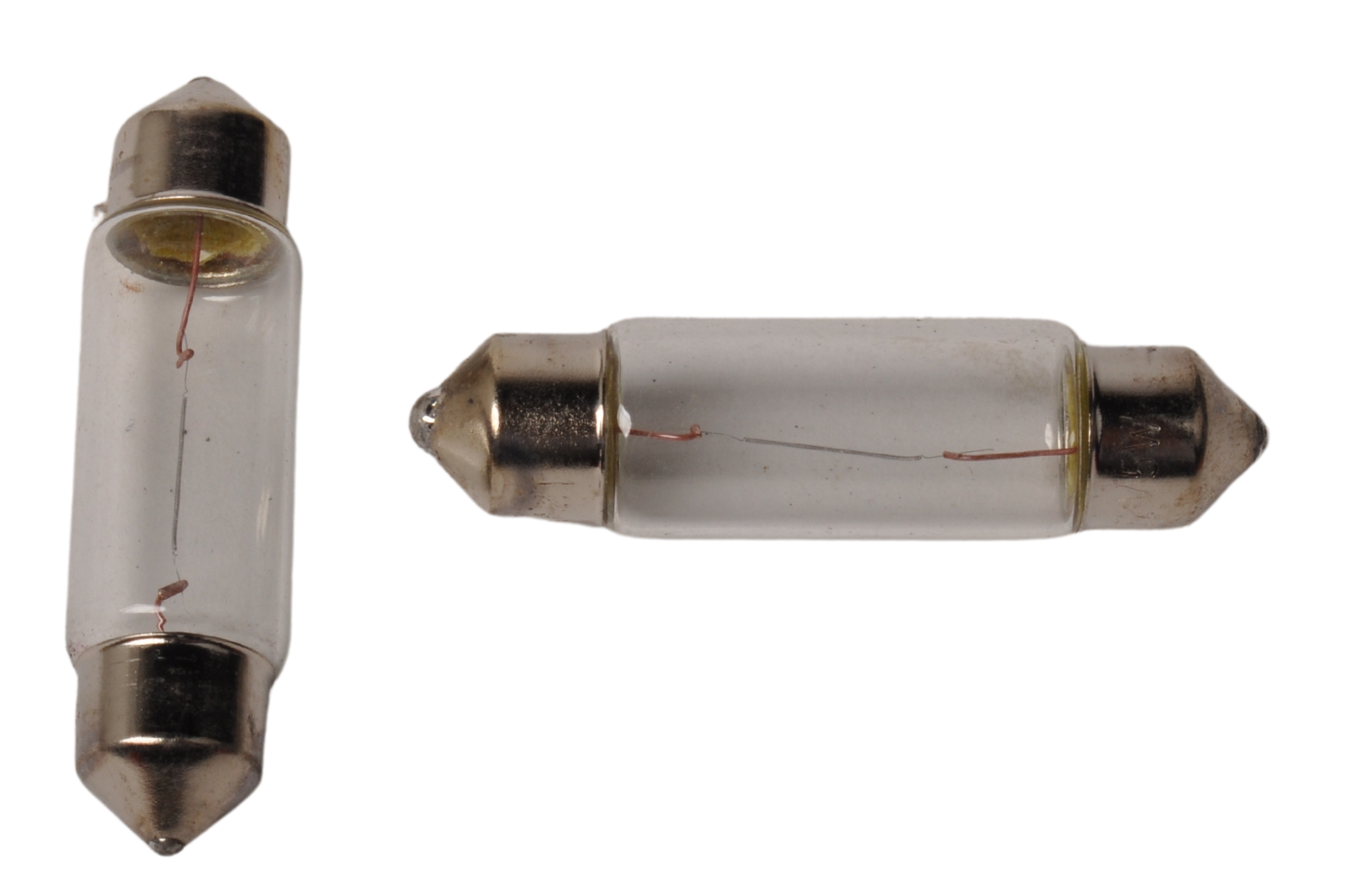 Buislampjes in set van twee stuks 12V-5W
