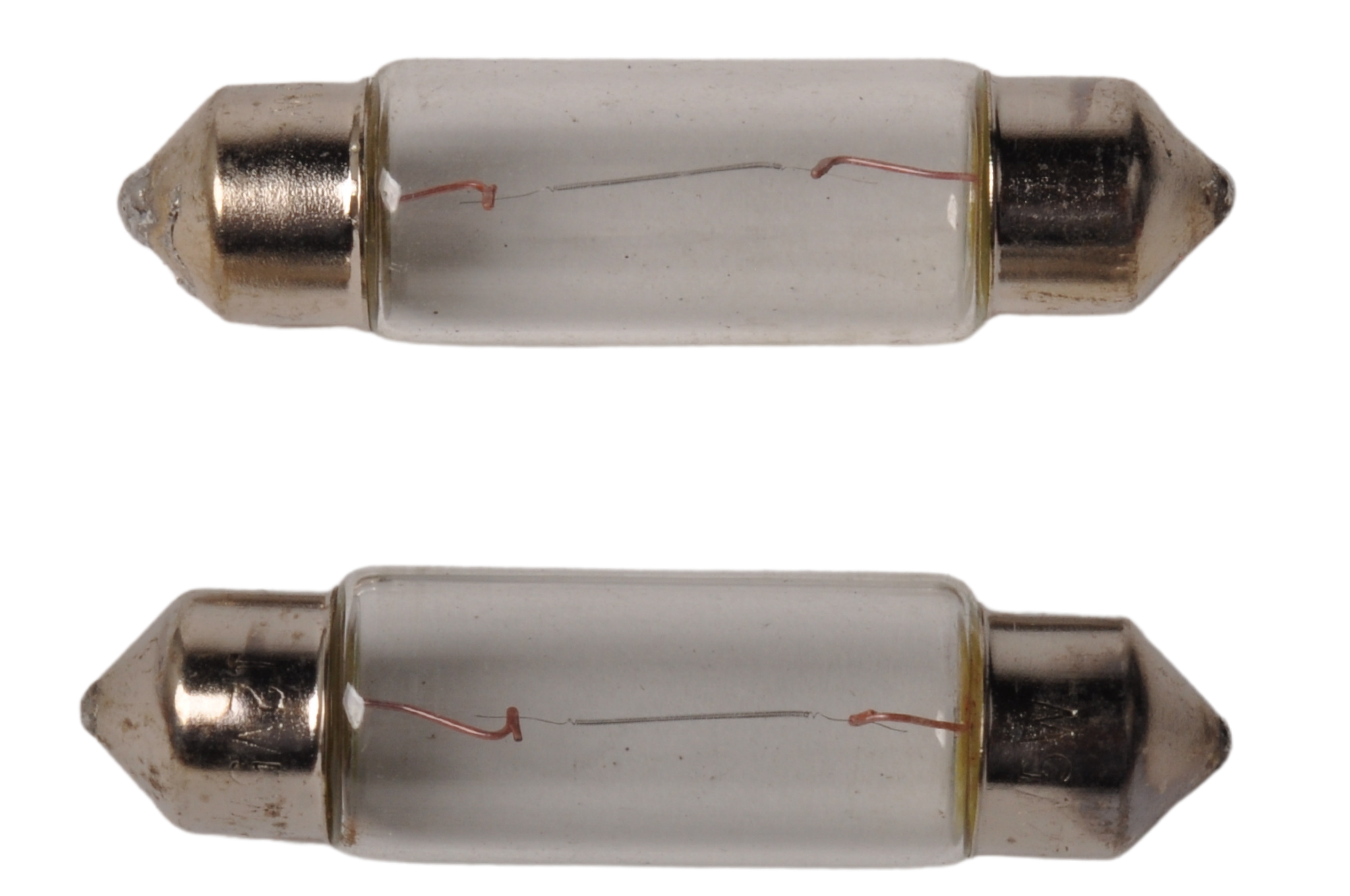 Buislampjes in set van twee stuks 12V-5W