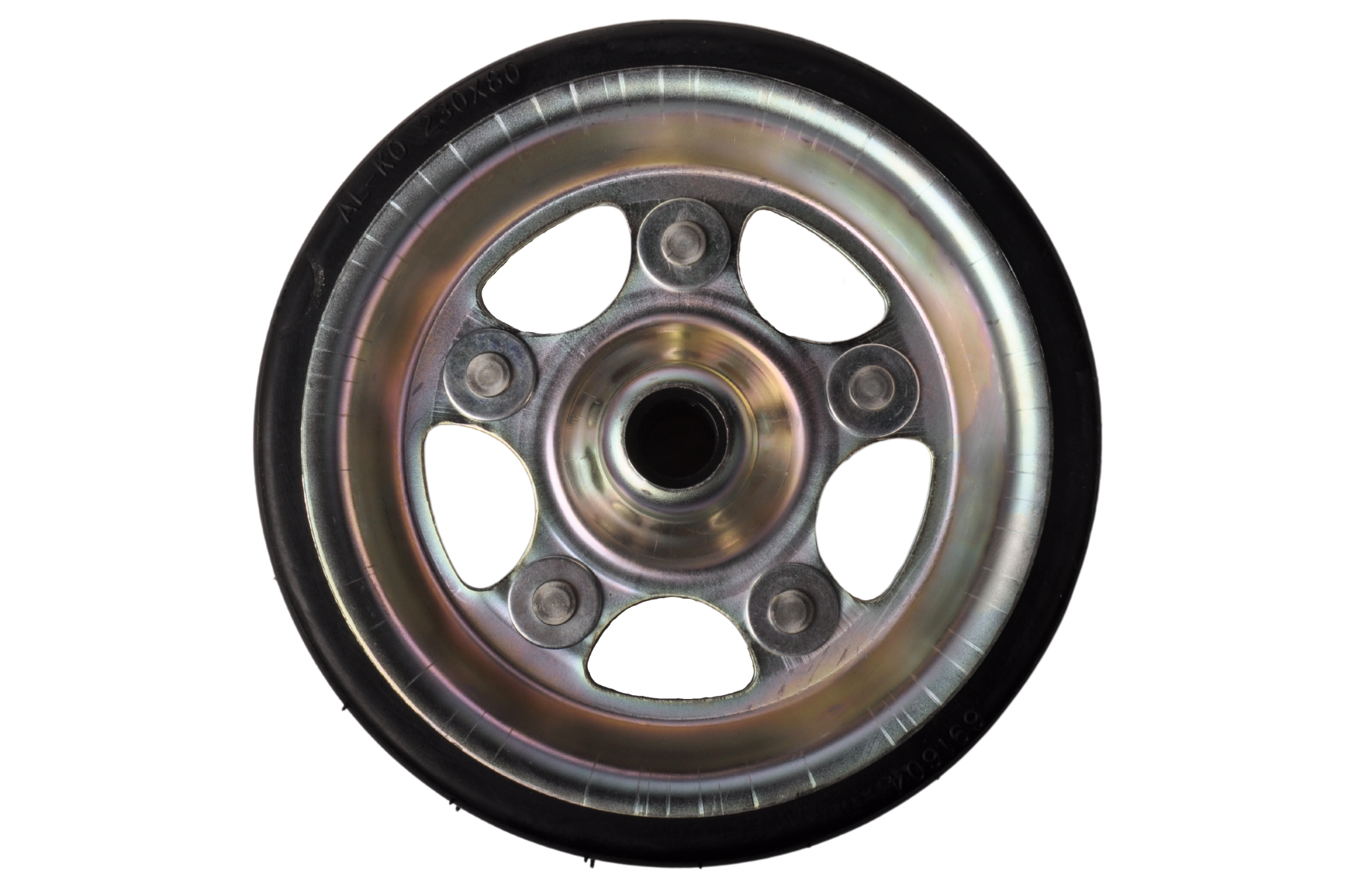230x80 mm neuswieltje met stalen velg