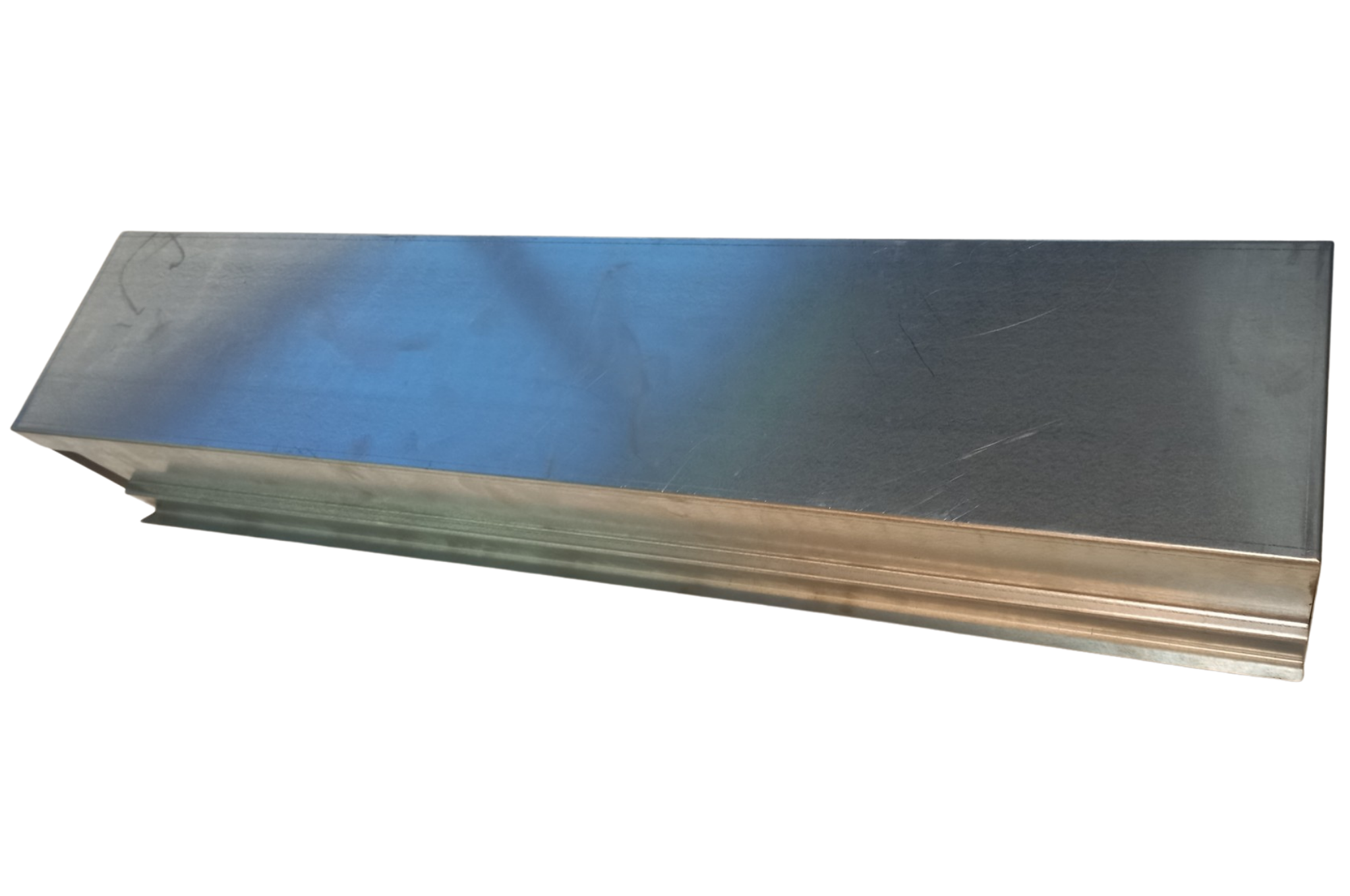 Accu bak deksel 101x27x14 cm - sendzimir verzinkt