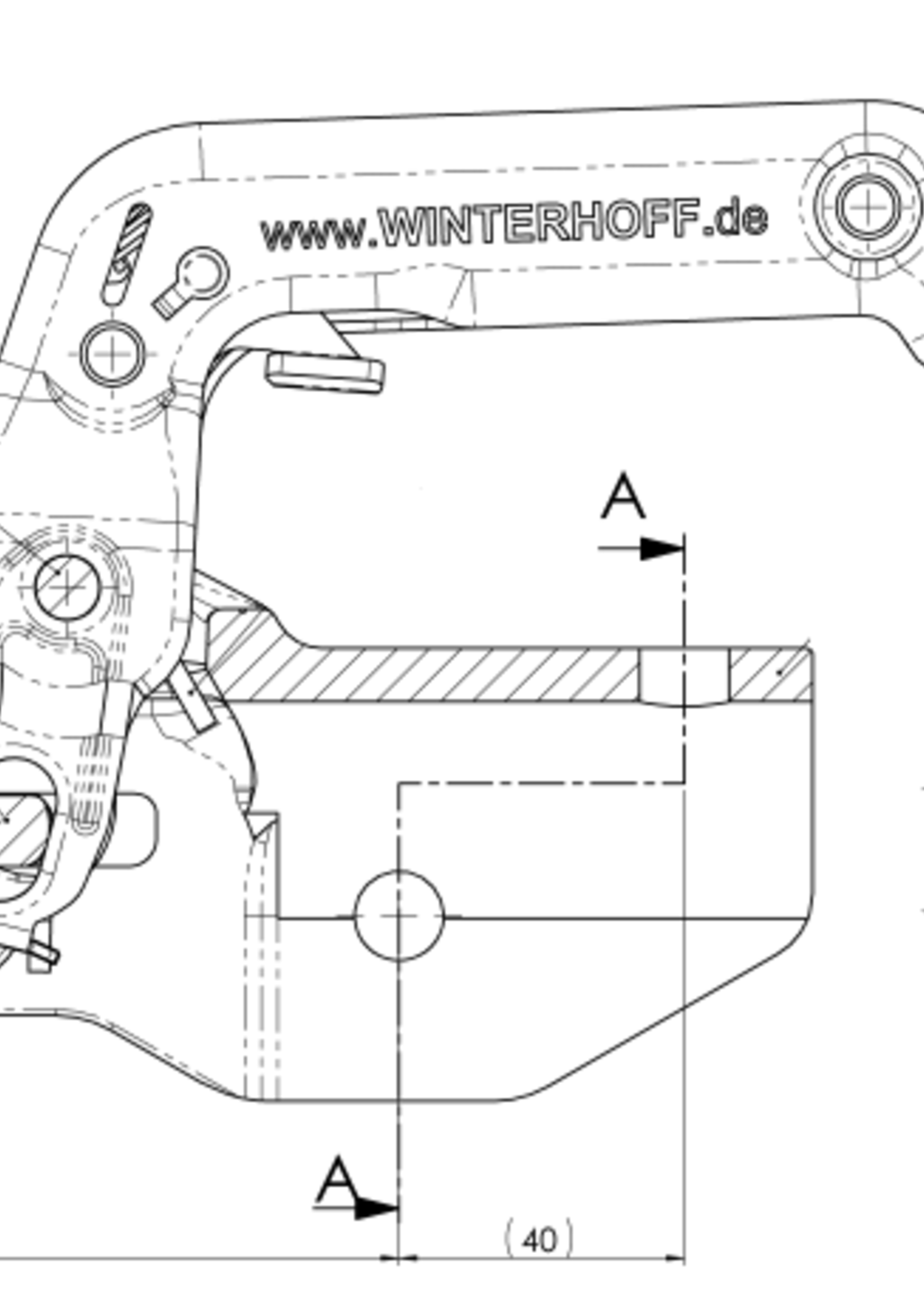 Albe Winterhoff/Albe EM350RC - rond 60 mm - 3500 kg - geremde koppeling