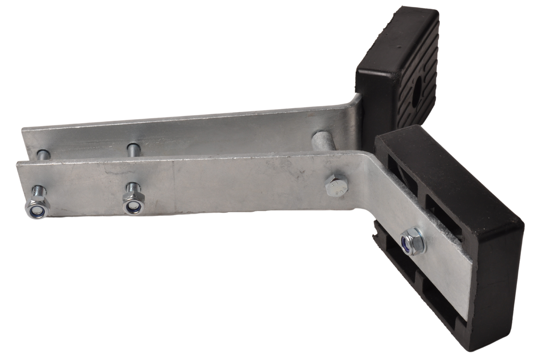Bootvangmuil / boegsteun met houder voor koker 60×60 mm