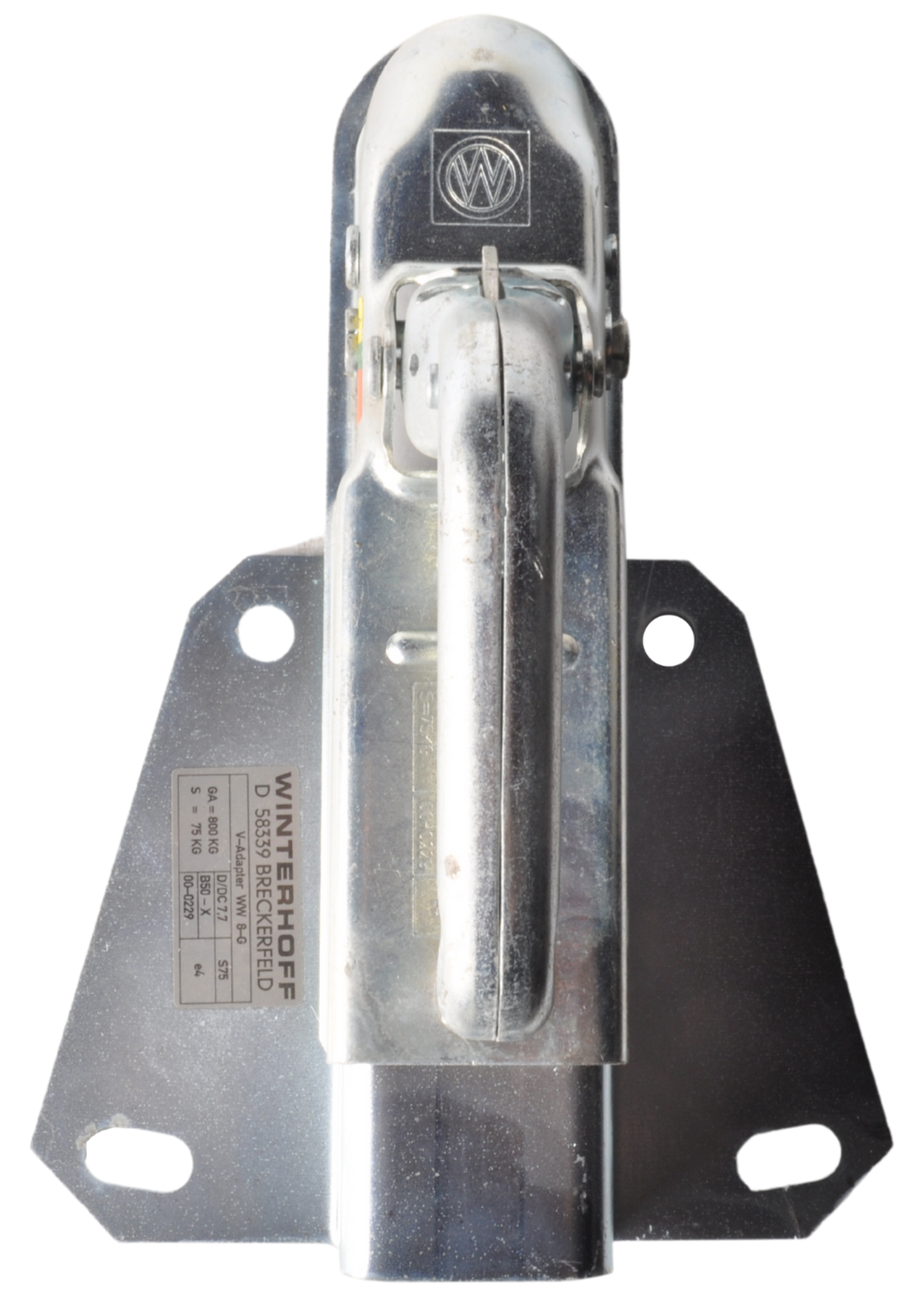 Winterhoff Winterhoff V-dissel - koker 50 mm - 800 kg - ongeremde koppeling