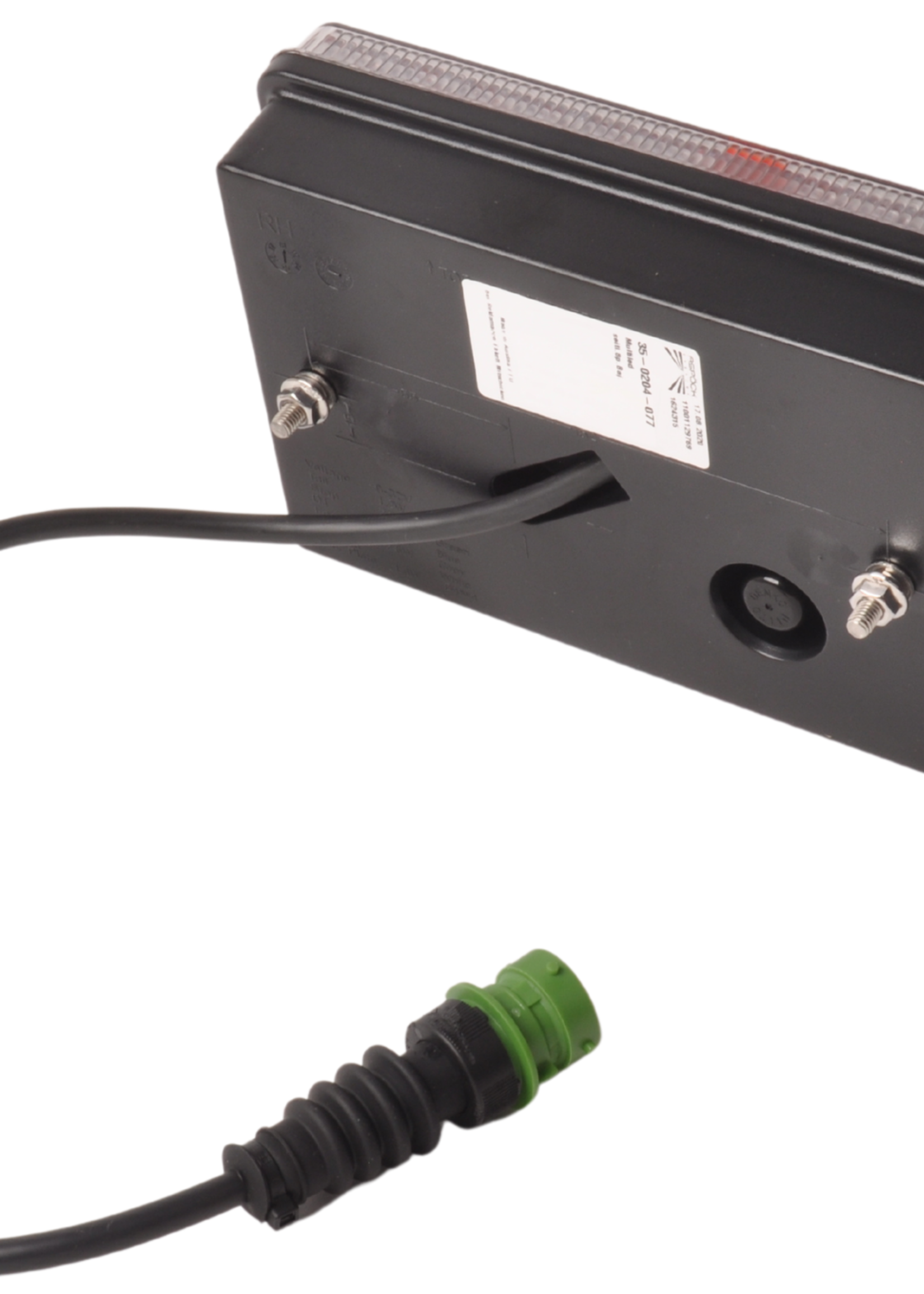 Aspock Aspock MultiLED 2 rechts 240x140x54 mm - volledig LED - 8 polige connector met 50 cm kabel