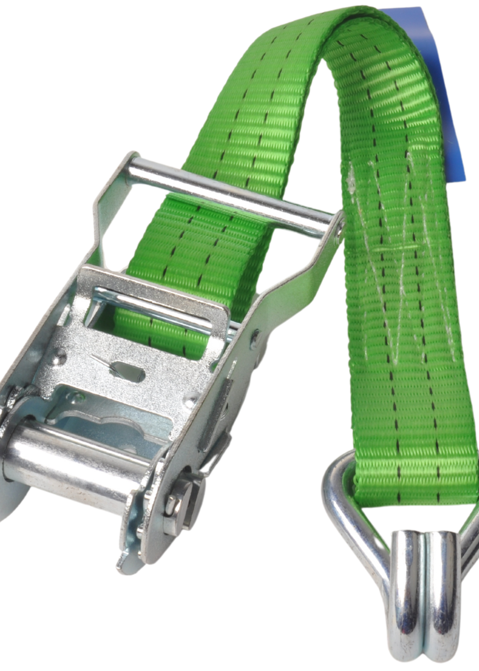 Cantonal Set van 4 spanbanden 600x3,5 cm - groen - breekbelasting 2000 kg