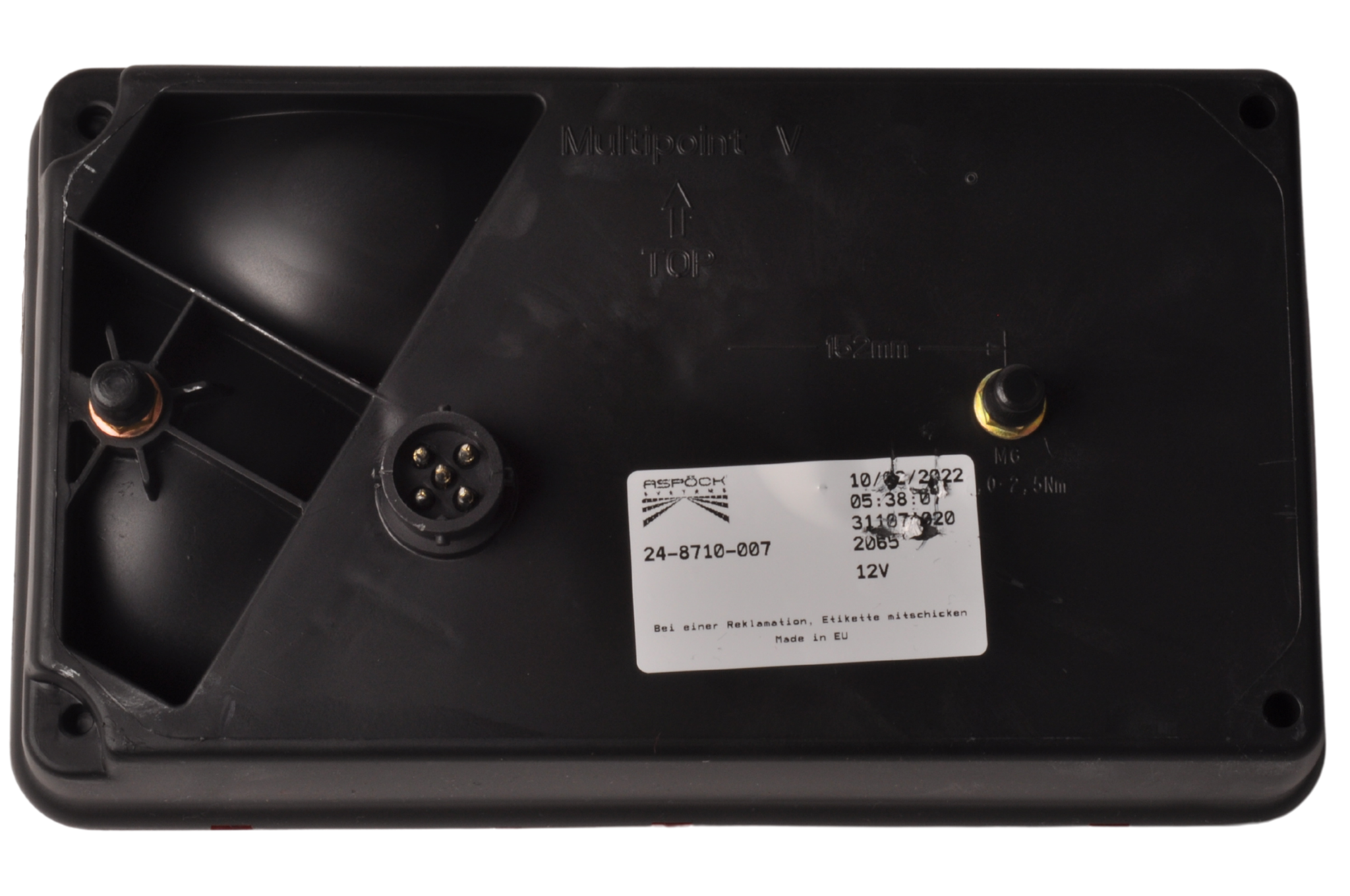 Aspock Multipoint 5 - rechts - inclusief achteruitrijverlichting - connector aansluiting