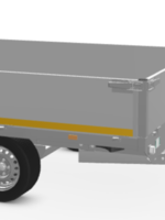 Eduard Geremde Eduard plateauwagen - 310x180 cm - 2000 kg bruto laadvermogen - 63 cm laadvloerhoogte - 40 cm borden