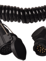 Cantonal Spiraalkabel 80 > 175 cm - 13P (M) <> 13P (F)