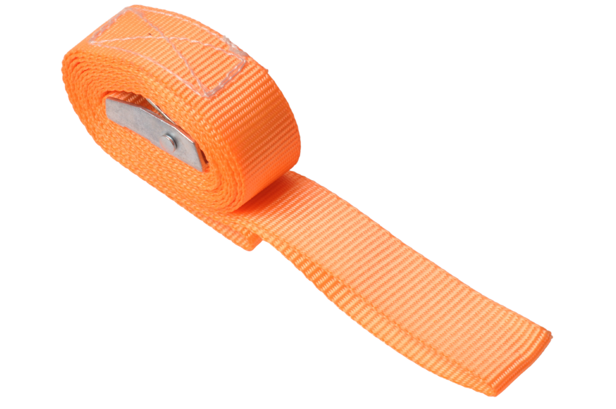 Sjorband oranje 195x2,5 cm (250 kg) 2-delig - set van 4 stuks