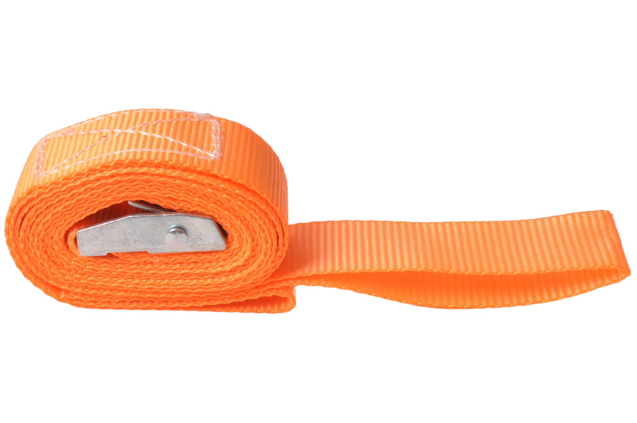 Sjorband oranje 195x2,5 cm (250 kg) 2-delig - set van 4 stuks