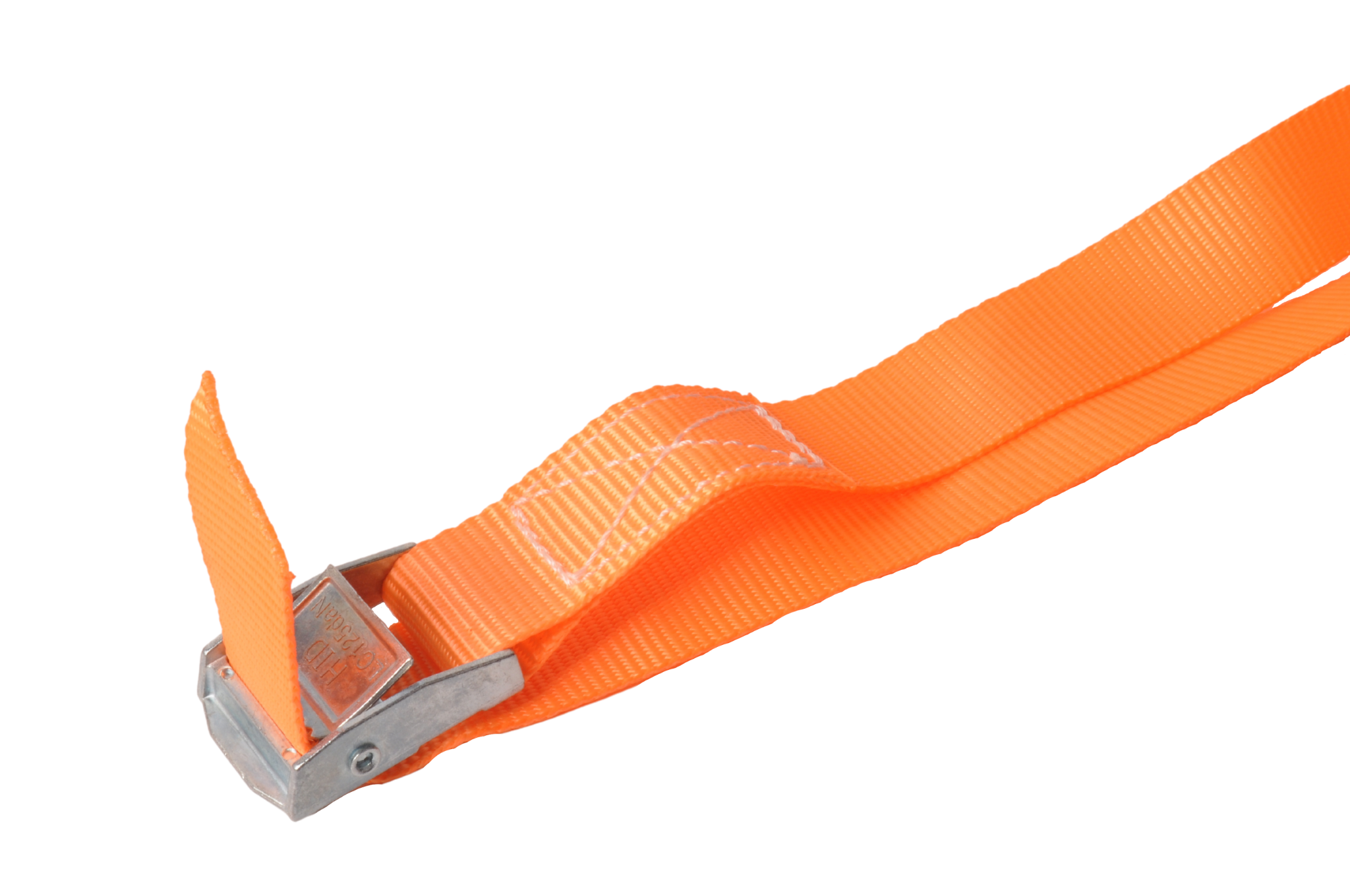 Sjorband oranje 195x2,5 cm (250 kg) 2-delig - set van 4 stuks