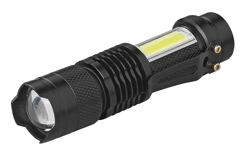 Oplaadbare mini zaklamp - LED - verstelbare focus - Aanhanger onderdelen voordelig bestellen