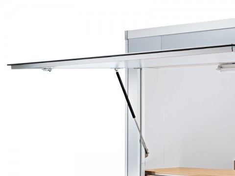 Humbaur verkoopwagen 419x213x228 cm - 2000 kg bruto laadvermogen - klep inclusief gasveer