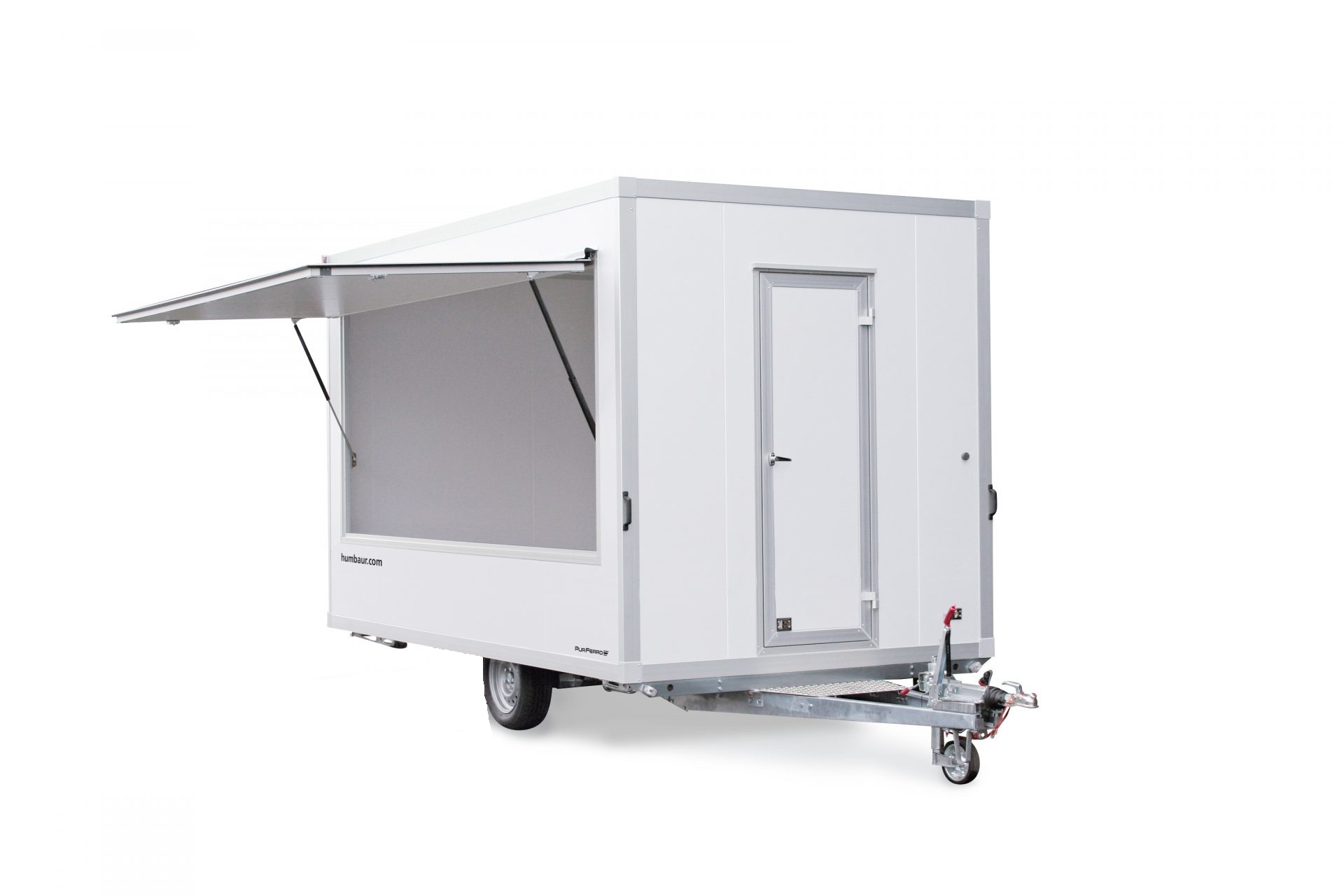 Humbaur verkoopwagen 419x213x228 cm - 1800 kg bruto laadvermogen - klep inclusief gasveer