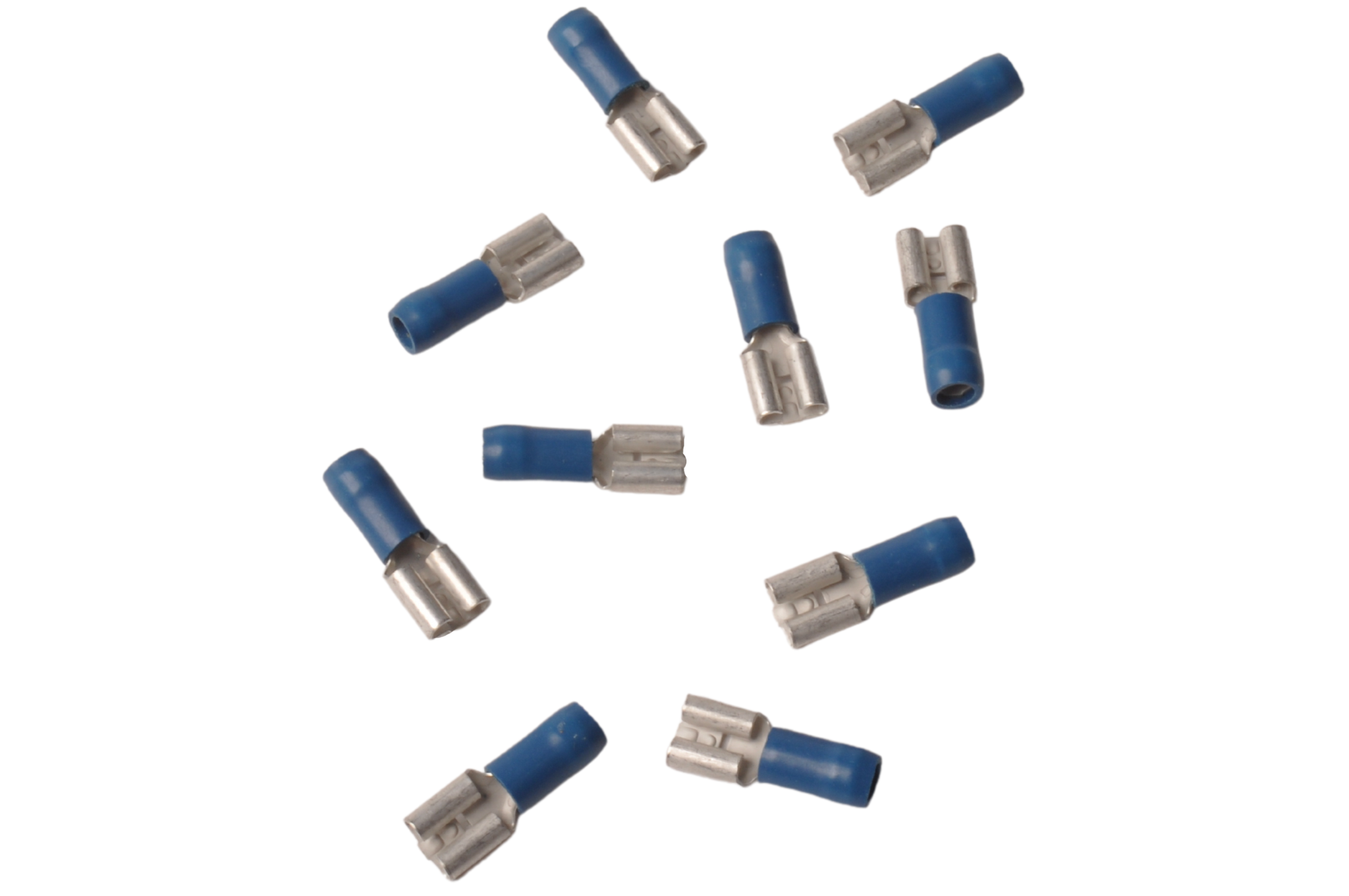 AMP stekker 6,3x0,8 vrouwtje (10 stuks)