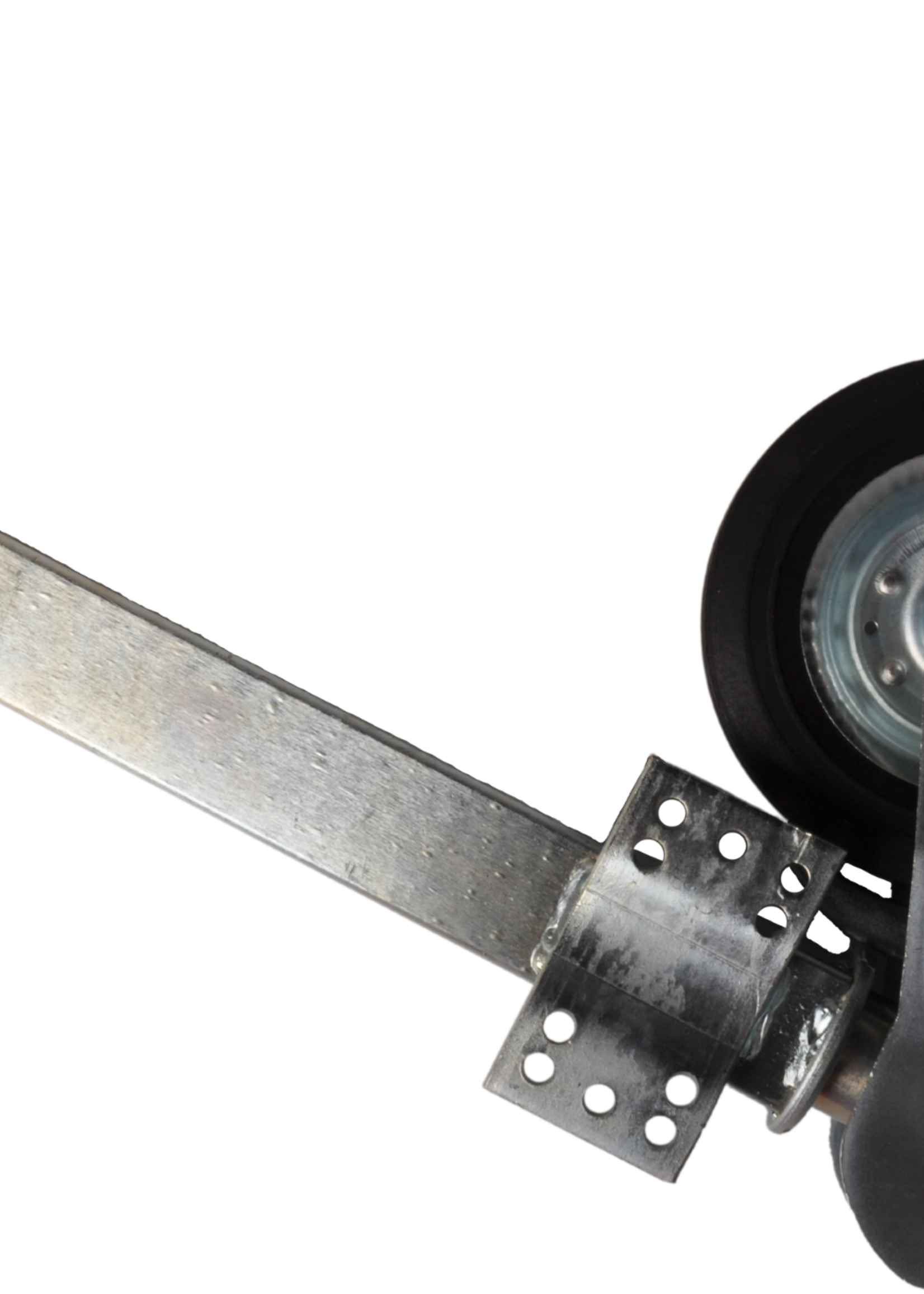 Cantonal Opklapbaar Neuswiel VIERKANT 60mm (grote bevestigingsplaat)