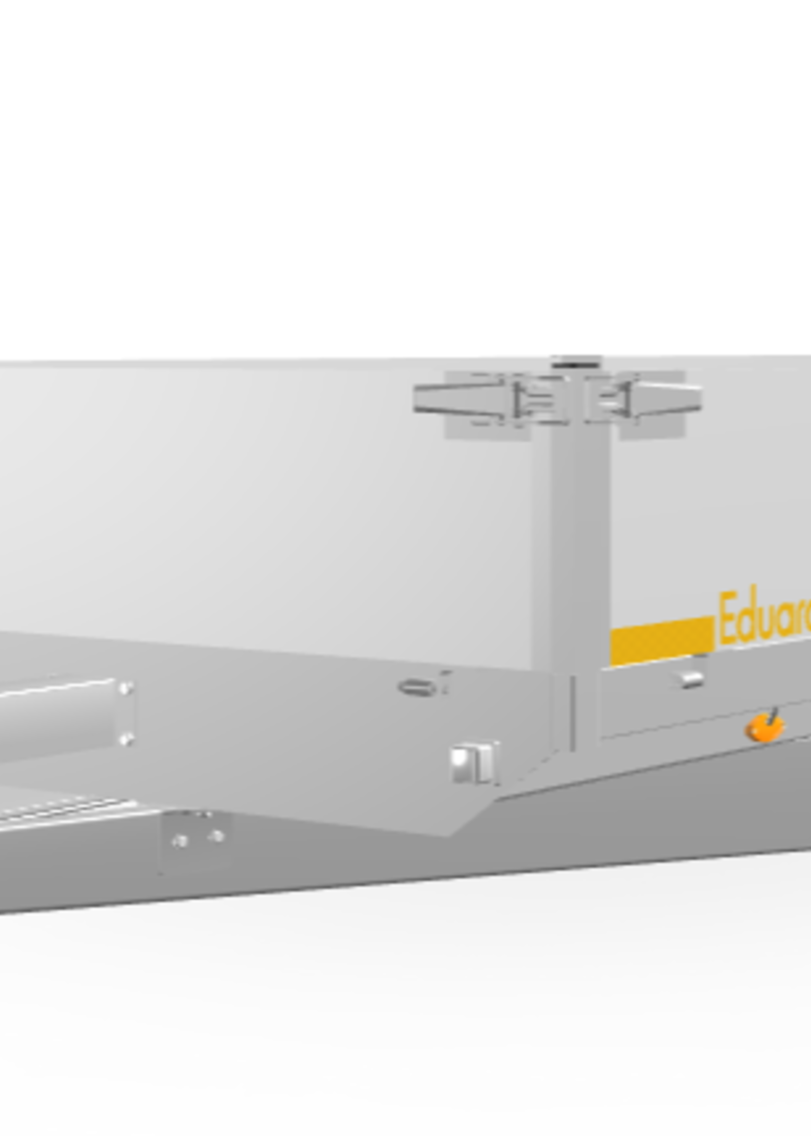 Eduard Geremde Eduard multitransporter - 606x220 cm - 3500 kg bruto laadvermogen - 56 cm laadvloerhoogte - 40 cm borden - inclusief ALU oprijplaten en handlier - tridem asser
