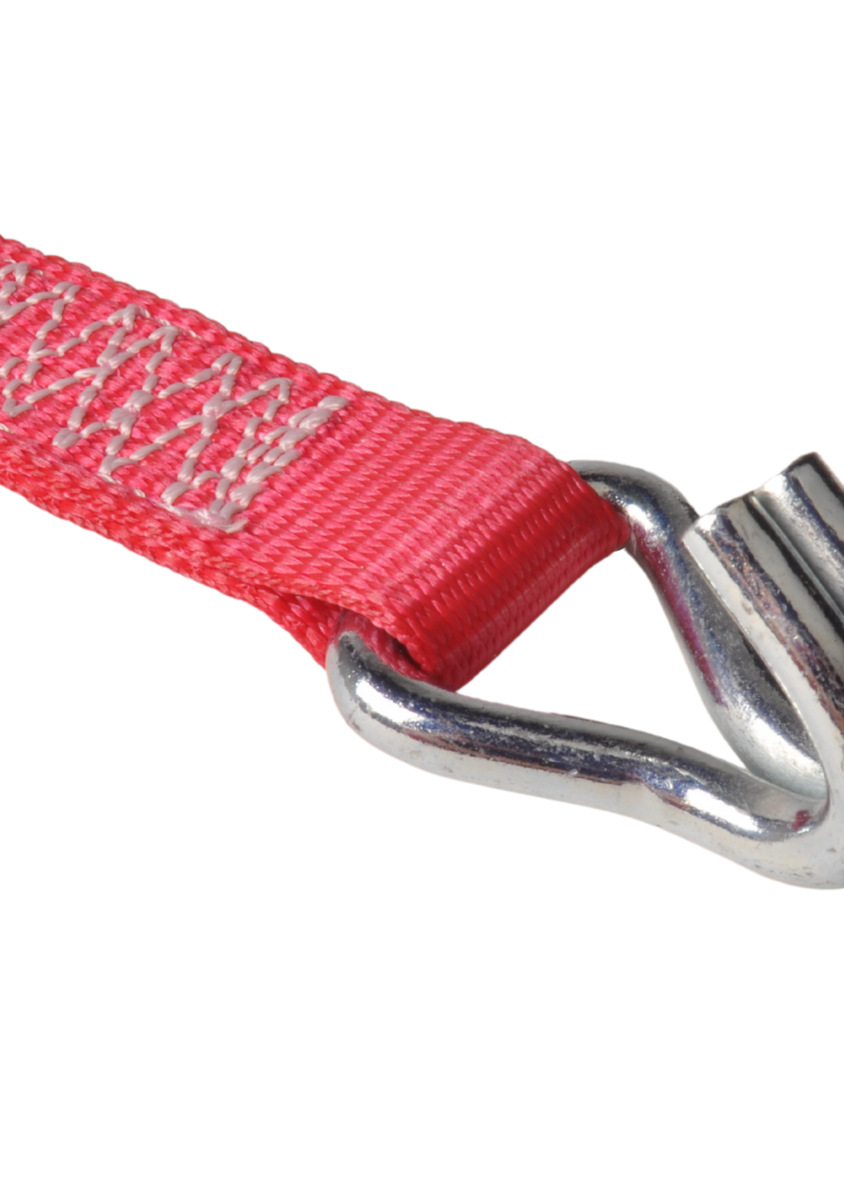 Cantonal Spanband set van 2 stuks rood 700x2,5 cm (750 kg)