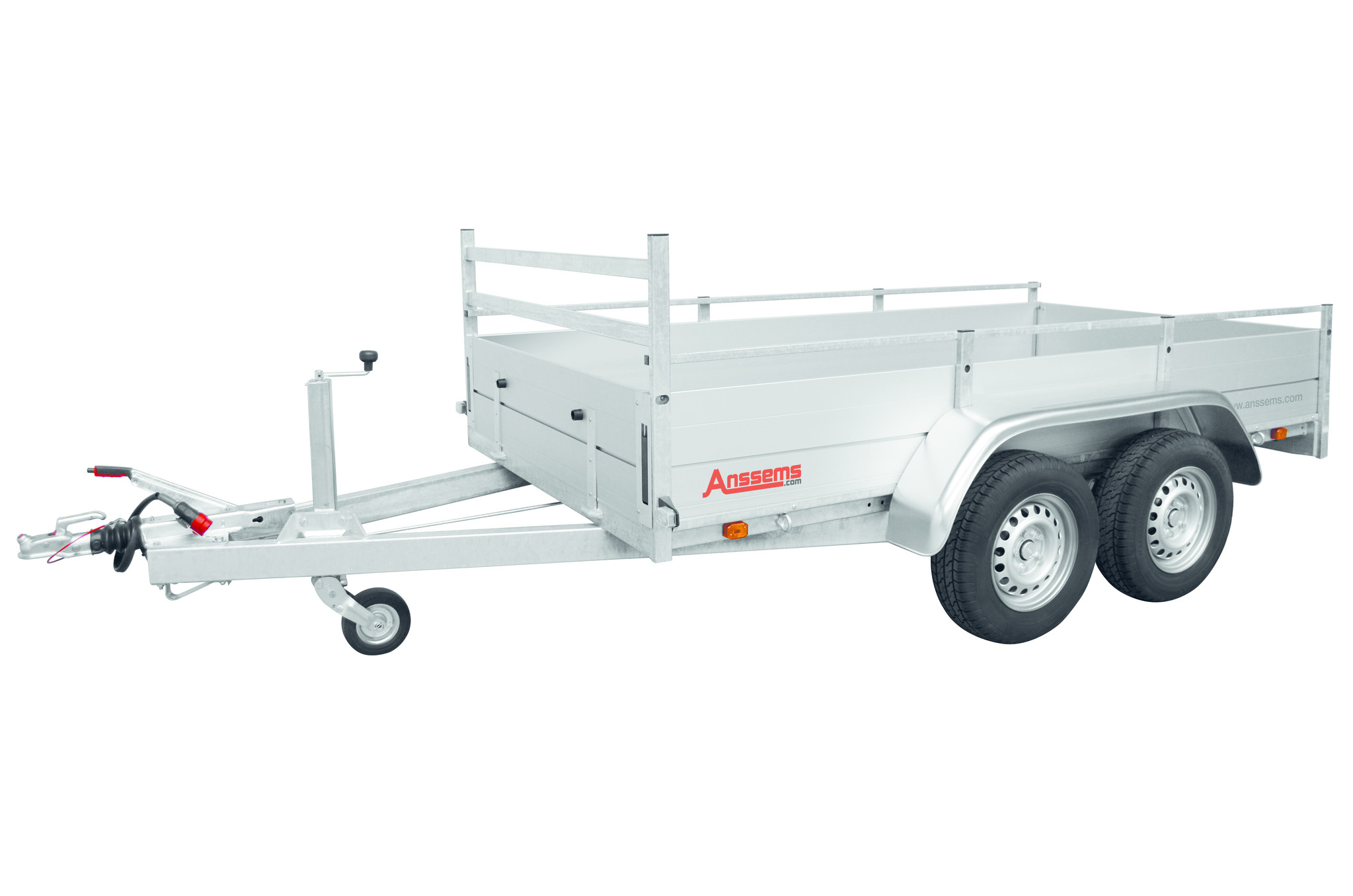 Staatsbosbeheer Anssems BSX 2500 bakwagen - 2500 kg bruto laadvermogen - 301x150 cm laadoppervlak - geremd