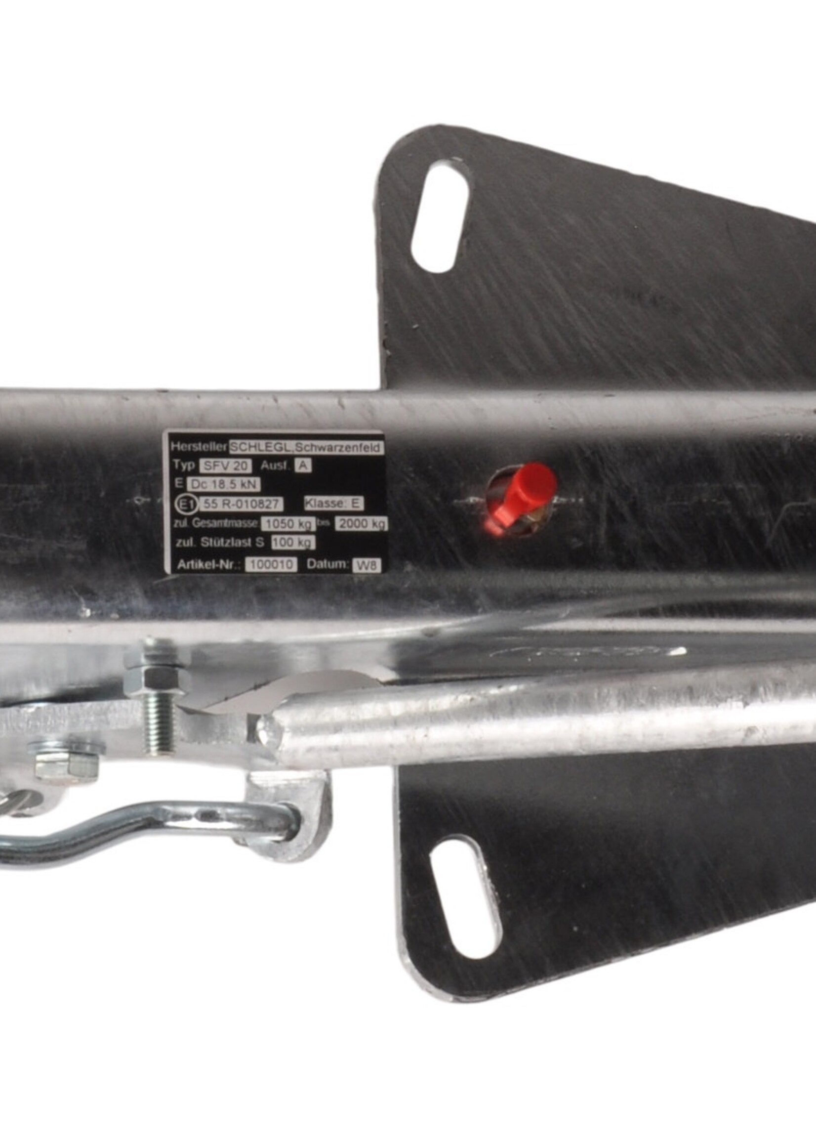 Schlegl Schlegl oplooprem aanhanger SFV20 - maximaal trekvermogen 2000 kg - V-dissel aansluiting