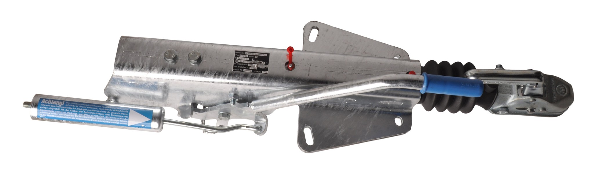 Schlegl oplooprem aanhanger SFV30 - maximaal trekvermogen 3000 kg - V-dissel aansluiting
