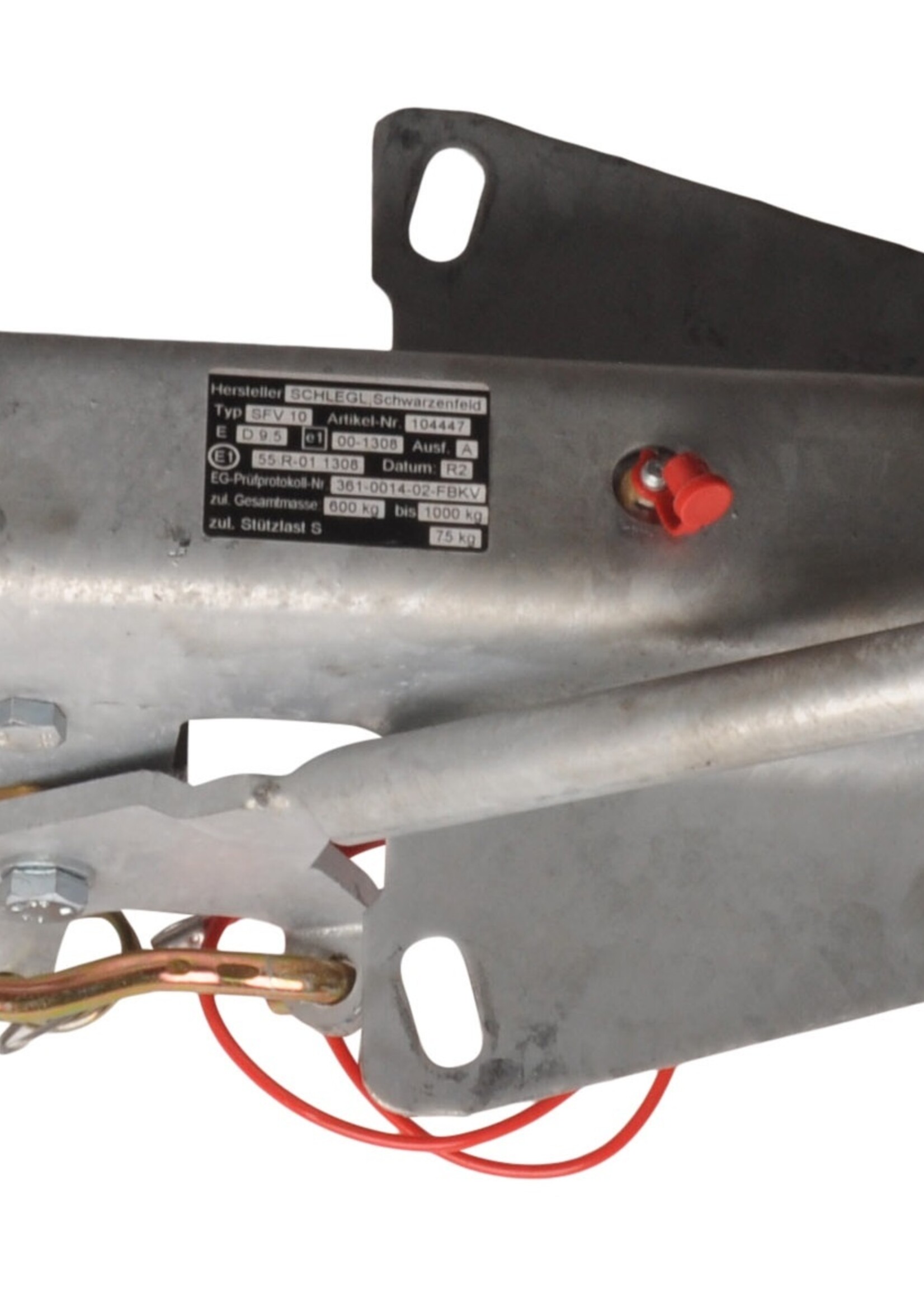 Schlegl Schlegl oplooprem aanhanger SFV10 - maximaal trekvermogen 1000 kg - V-dissel aansluiting