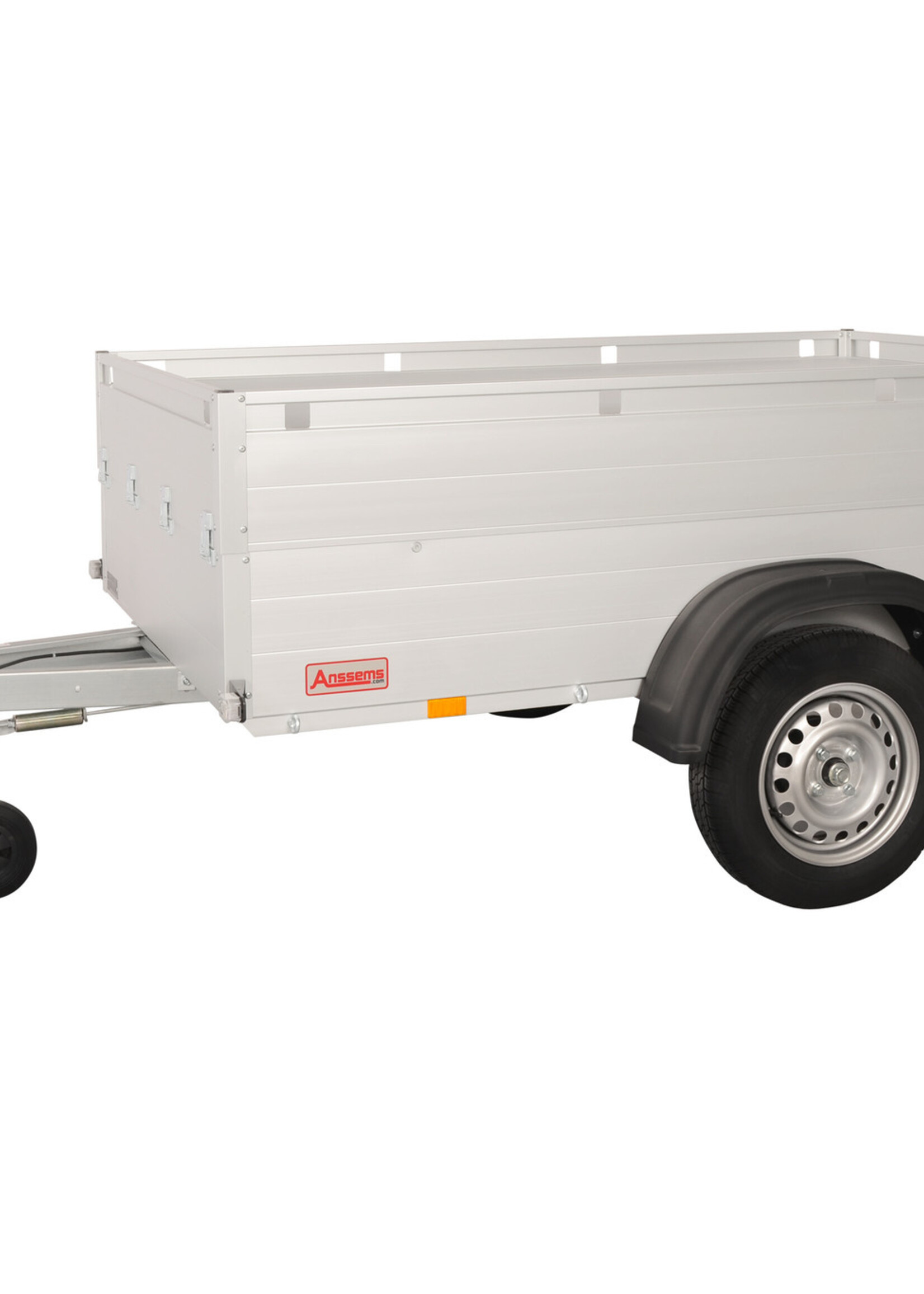 Cantonal Staatsbosbeheer geremde Anssems bagagewagen 211x126x48 cm - 750 kg bruto laadvermogen - inclusief deksel