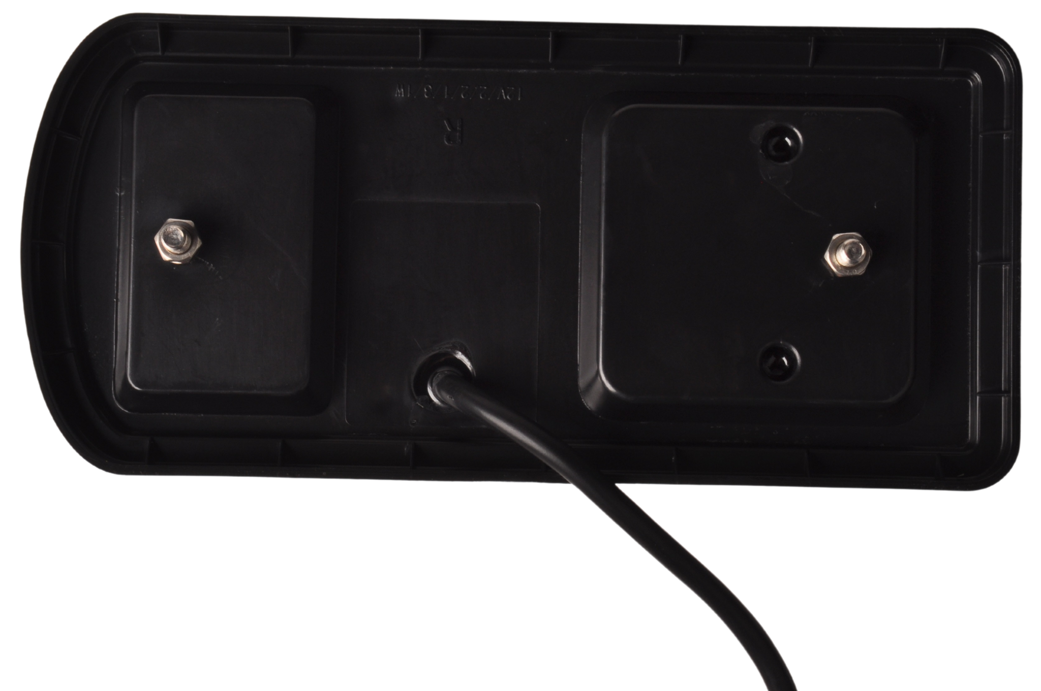 LED achterlicht met alle functies en aan te sluiten met losse draden - 228x106x55 mm rechts