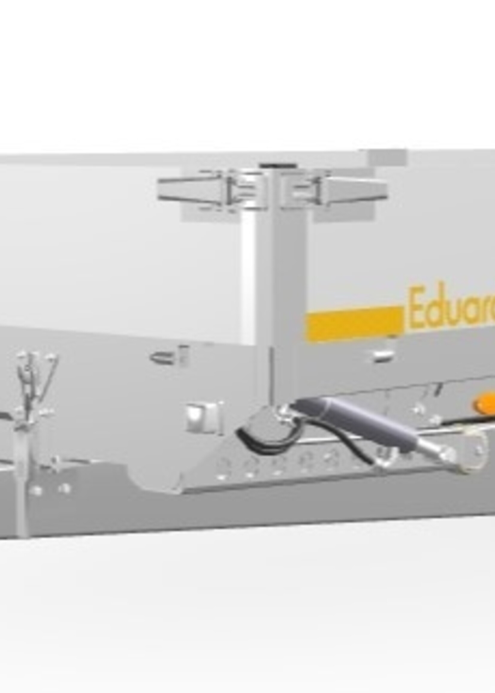 Eduard Geremde Eduard kantelbare plateauwagen 506x200 cm - 3000 kg bruto laadvermogen - handpomp bediening
