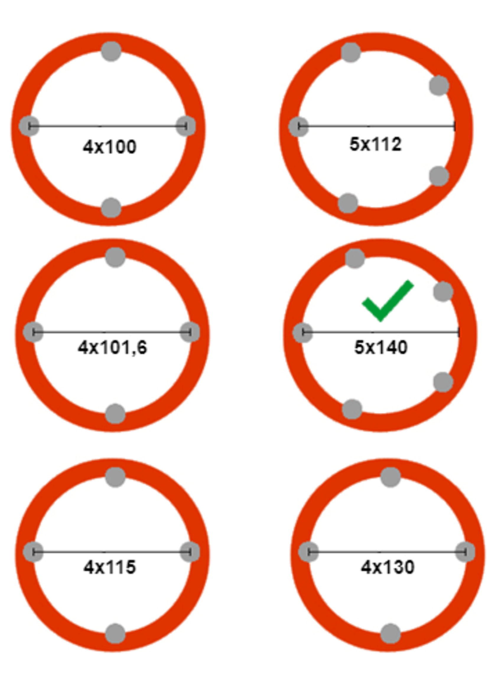 Cantonal Compleet wiel -  205/50B10 -  band + velg - steek: 5x140 - 10PR - draagvermogen 710 kg - naafdiameter 94 mm