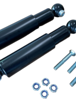 Cantonal Schokbreker set 1800 kg - zwart - inclusief bevestigingsmateriaal