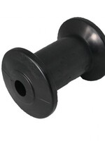 Knott 98x68,5 mm kielrol zwart 16 mm naafdiameter