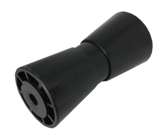 194x90 mm kielrol zwart 17 mm naafdiameter