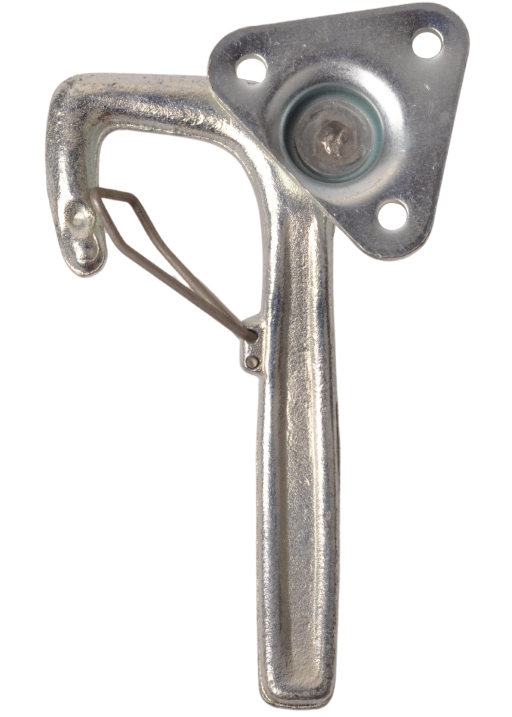 Cantonal Haaksluiting LINKS klein type 1 met veer (kleine bevestigingsplaat)