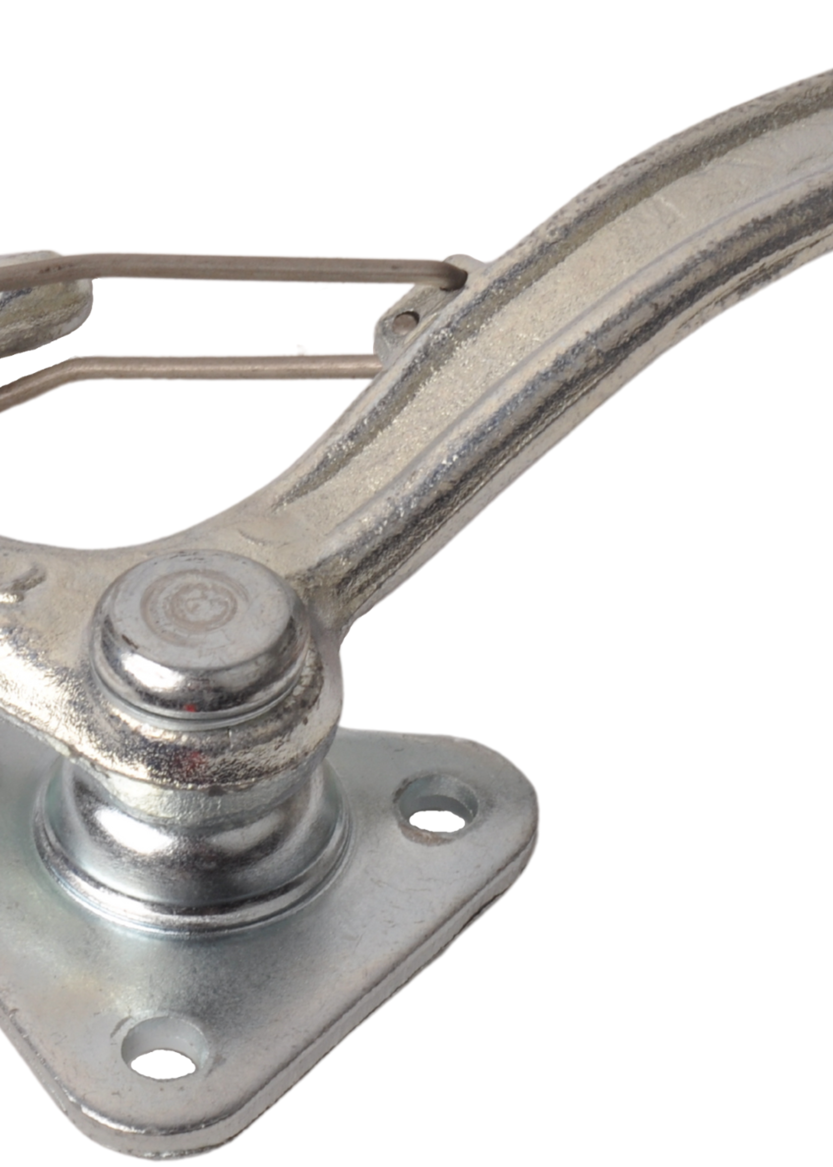 Cantonal Haaksluiting LINKS klein type 1 met veer (kleine bevestigingsplaat)