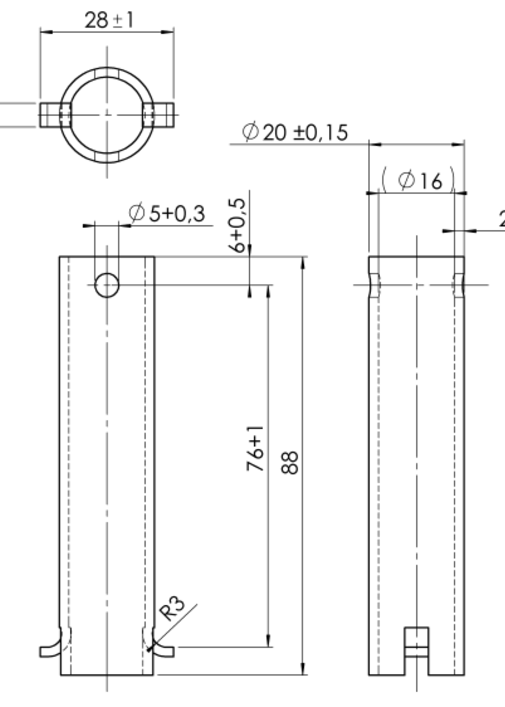 AL-KO AL-KO asje voor neuswiel 20 x 90 mm