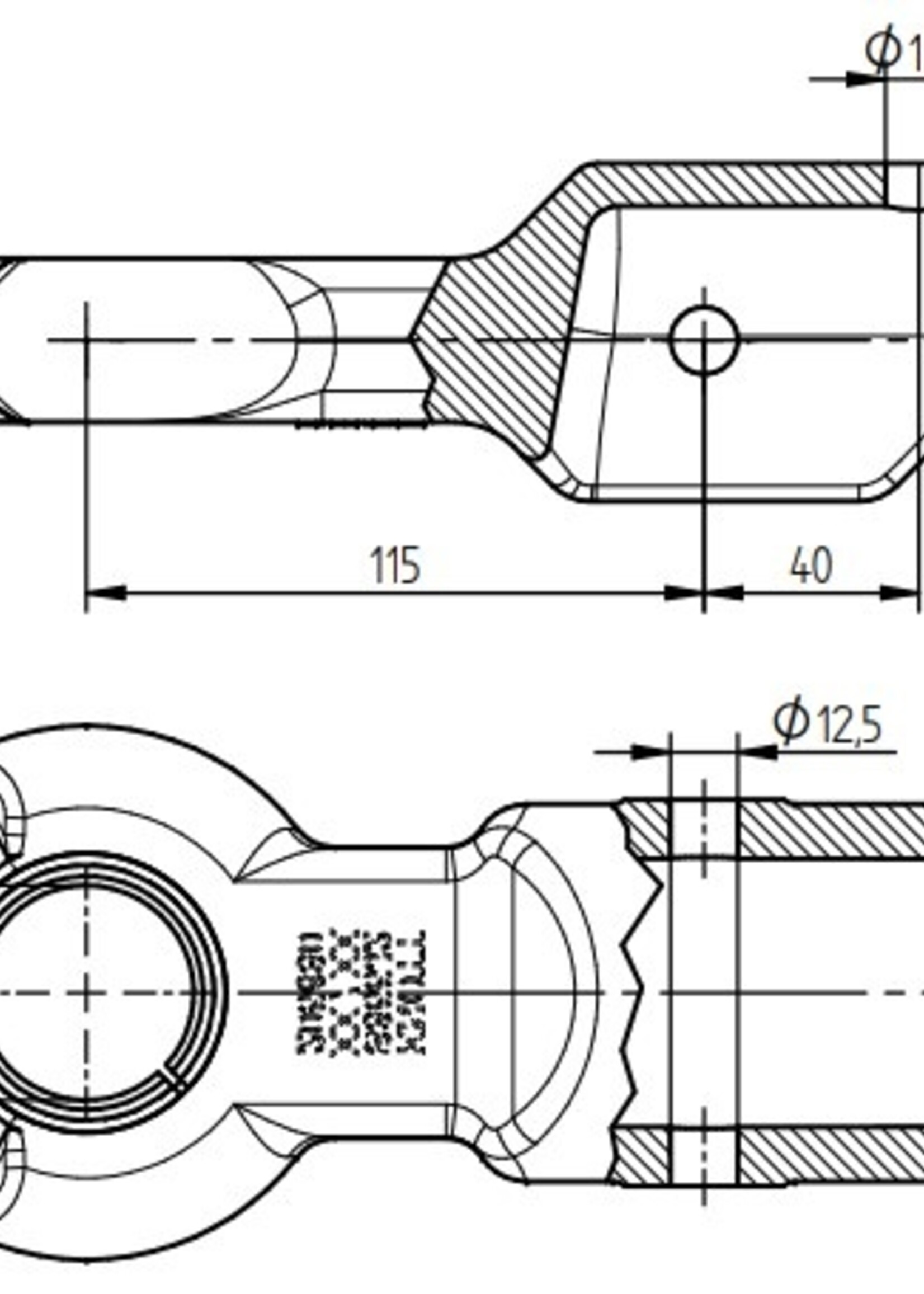 Knott Knott KF35-D1 / KF35-D2 - din-oog/trekoog - rond 50 mm - 3500 kg - voor geremde trailers