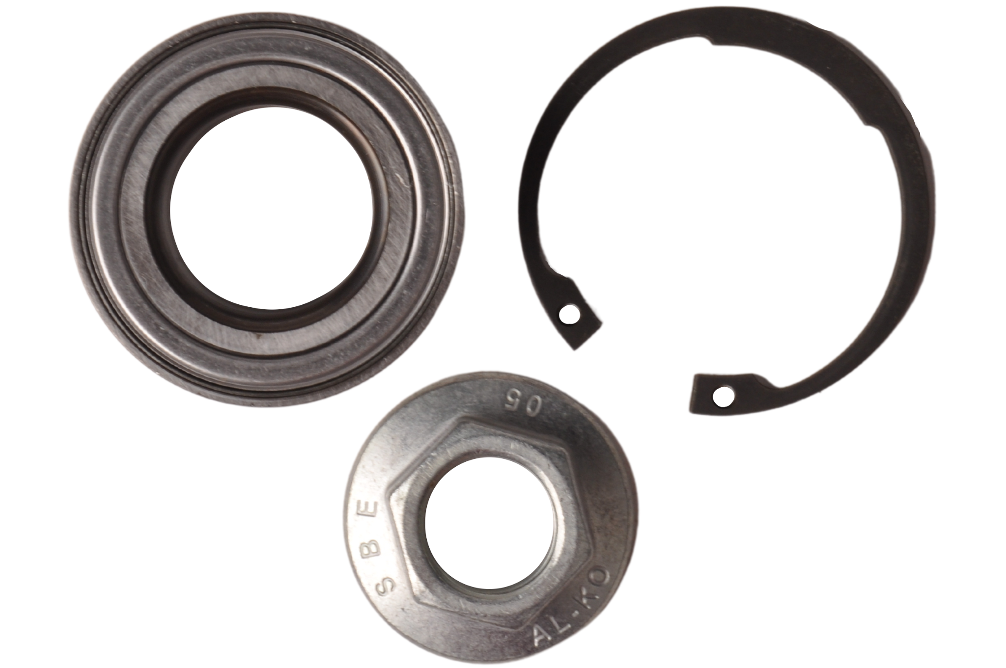 Compactlager 39/72x37 mm - inclusief flensmoer en borgring - geschikt voor AL-KO remtype 2051