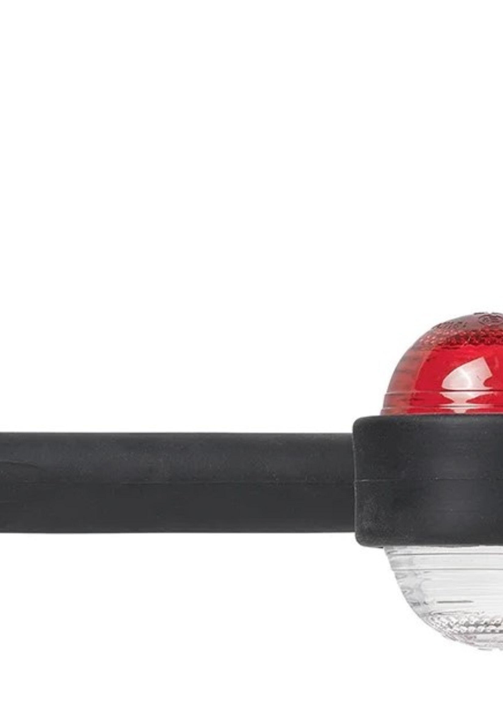 Cantonal Breedtelicht - rood/wit - haakse hoek - zowel links als rechts toepasbaar