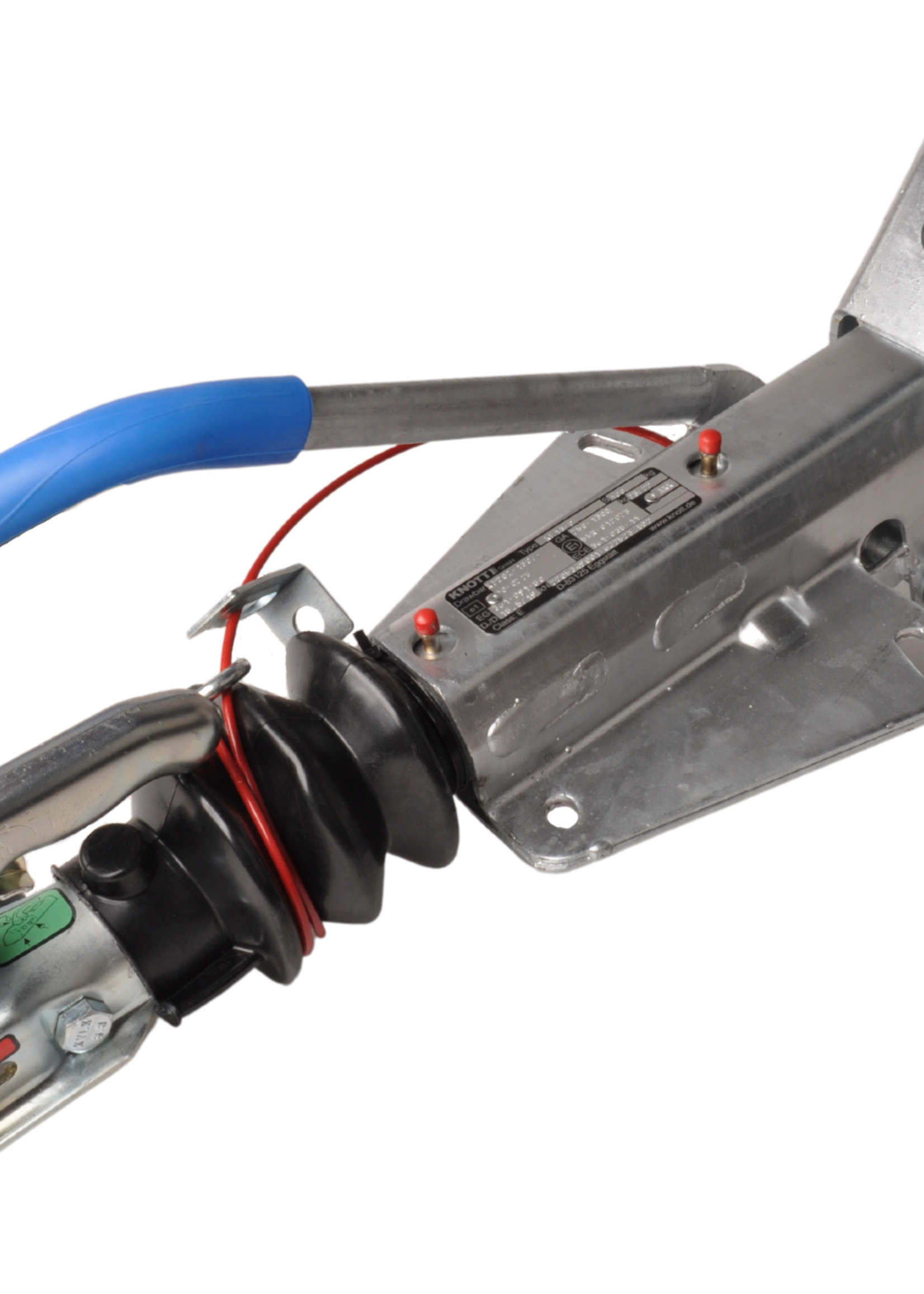 Knott Knott oplooprem aanhanger KF13-C mechanisch - 1300 kg maximaal trekvermogen - V-dissel montage - inclusief neuswielconsole