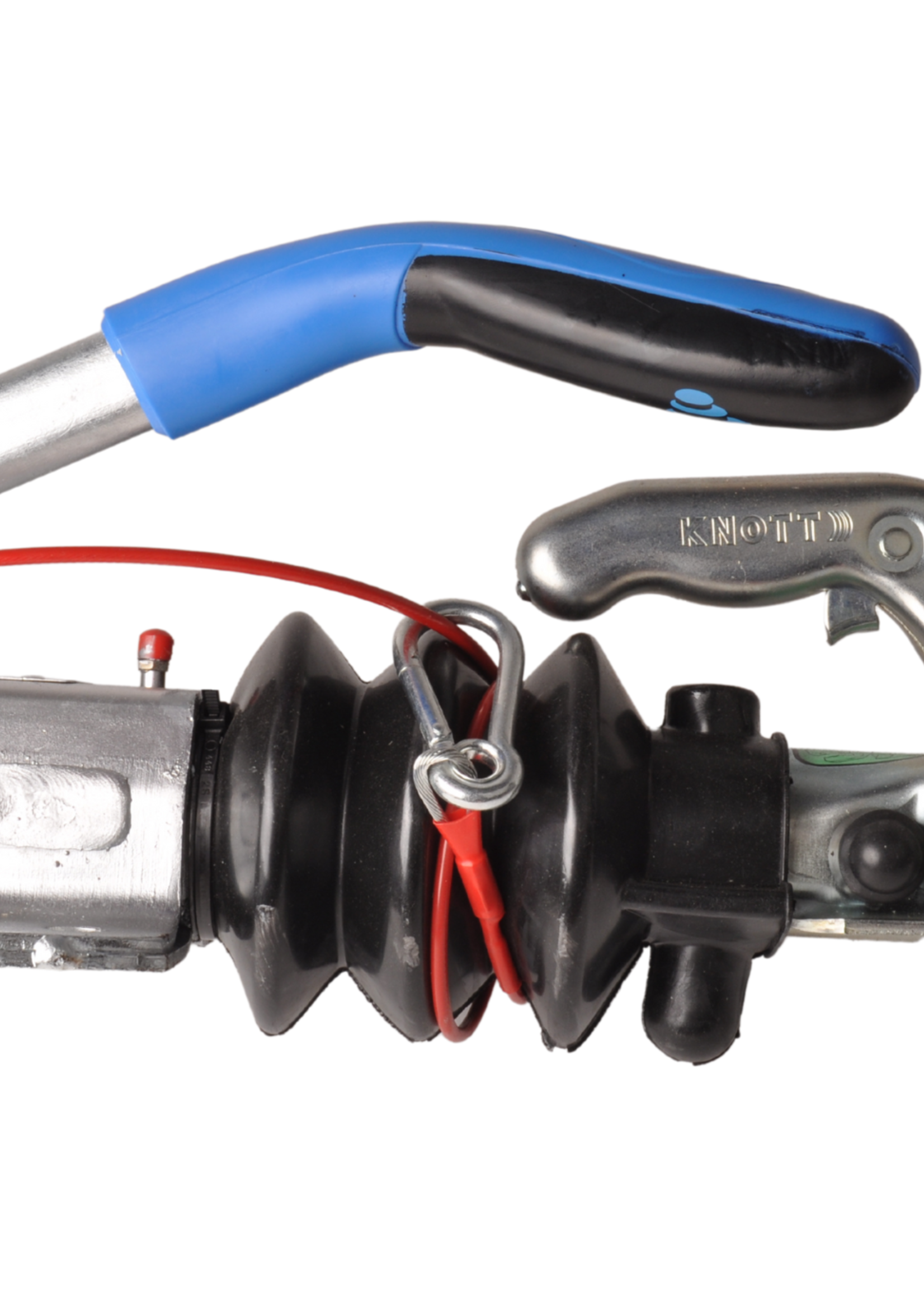 Knott Knott oplooprem aanhanger KF13-C mechanisch - 1300 kg maximaal trekvermogen - V-dissel montage - inclusief neuswielconsole