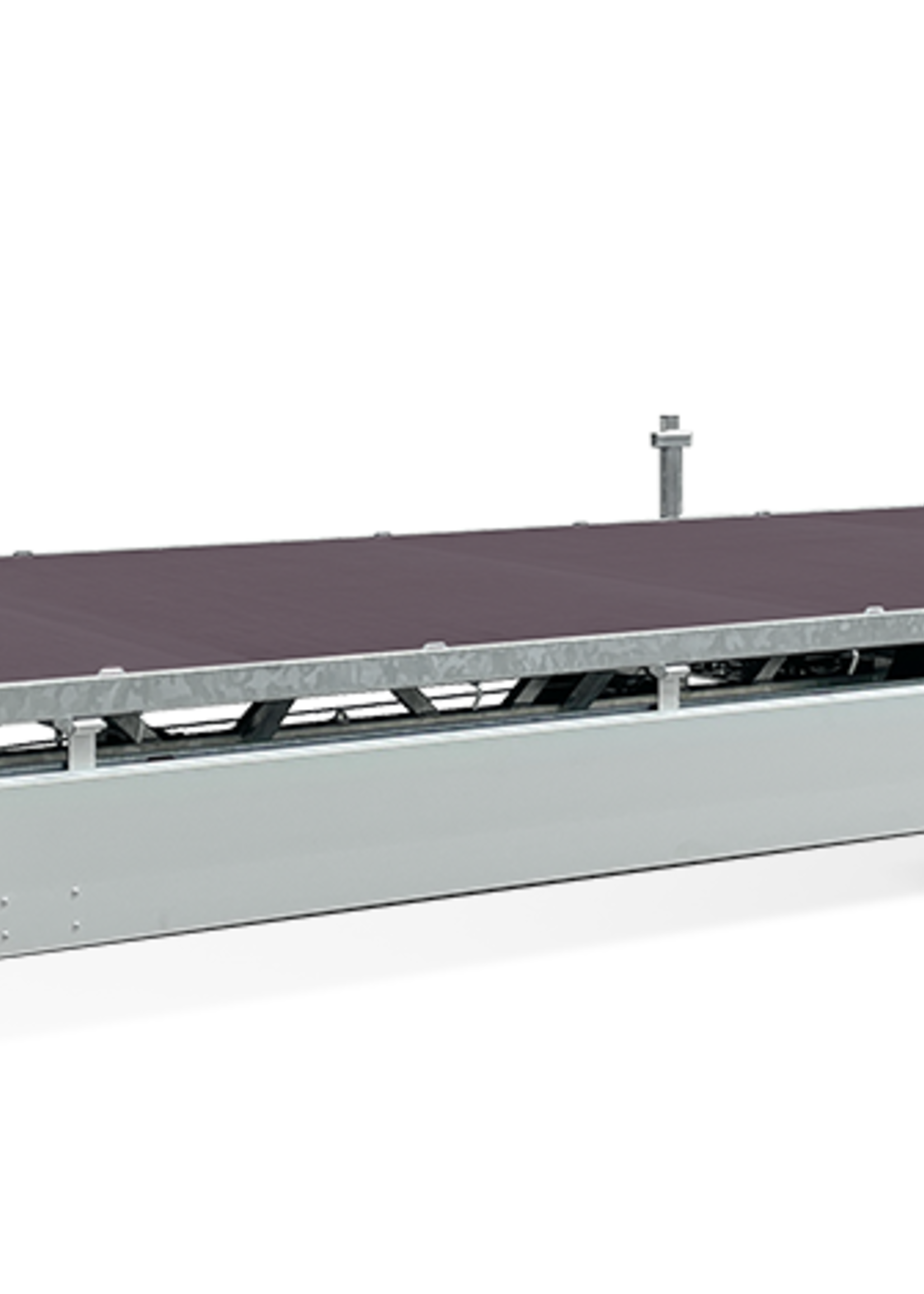 Hulco Geremde Hulco Medax plateauwagen -  611x223 cm - 3000 kg bruto laadvermogen - 30 cm borden - tandemasser
